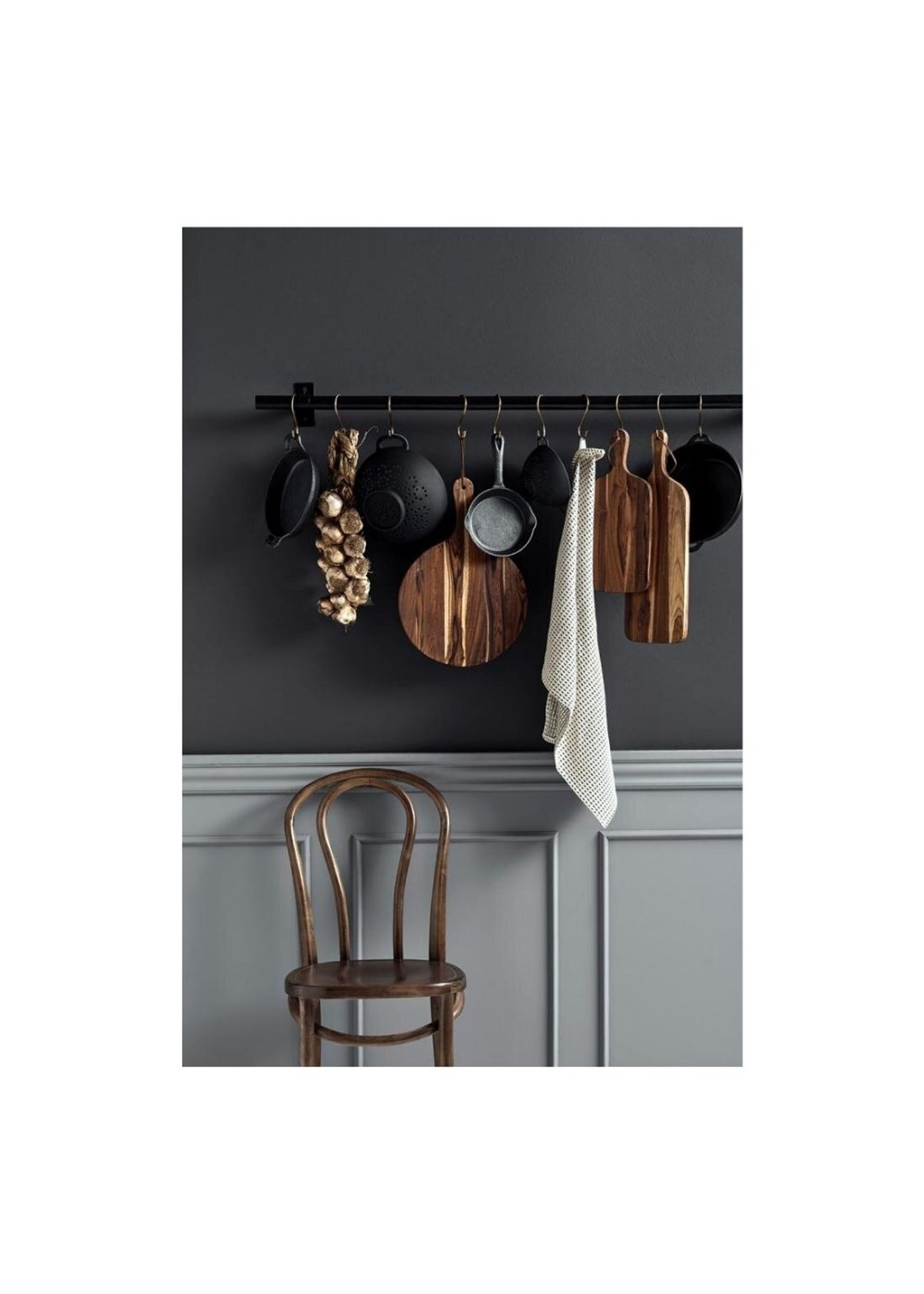 Nordal - Ręcznik do herbaty - Tea towel - Nordal - Off White w/Black