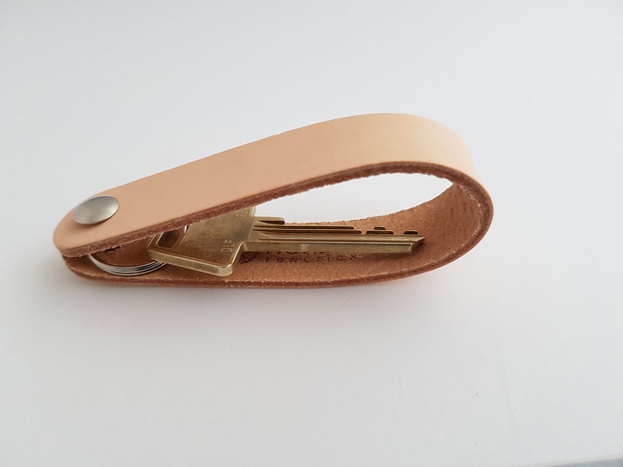 Nordic Function - Keychain - 4KEYS - Natural leather