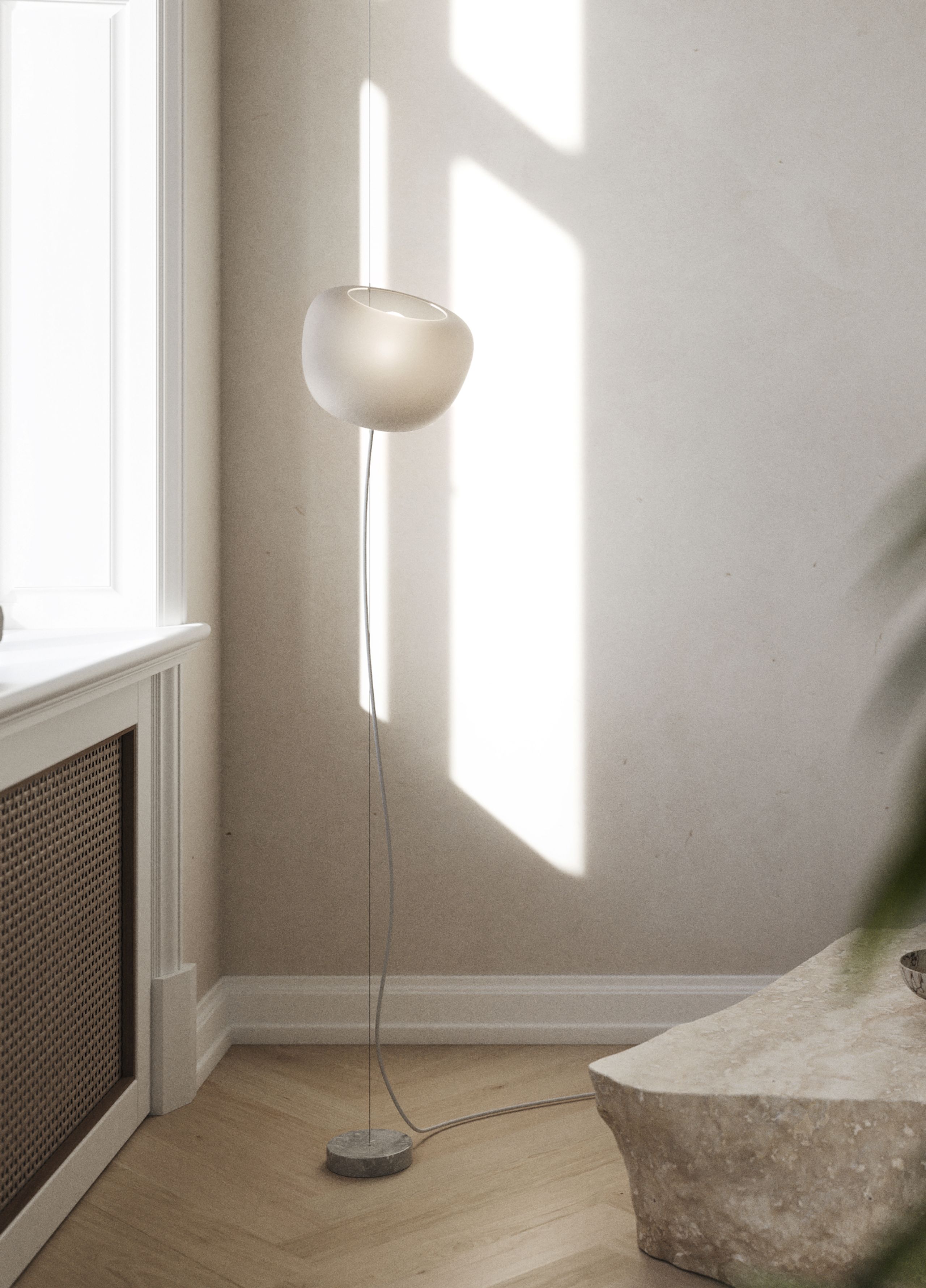 Nordic Tales - Lámpara de pie - Bright Helio - Grey Cable