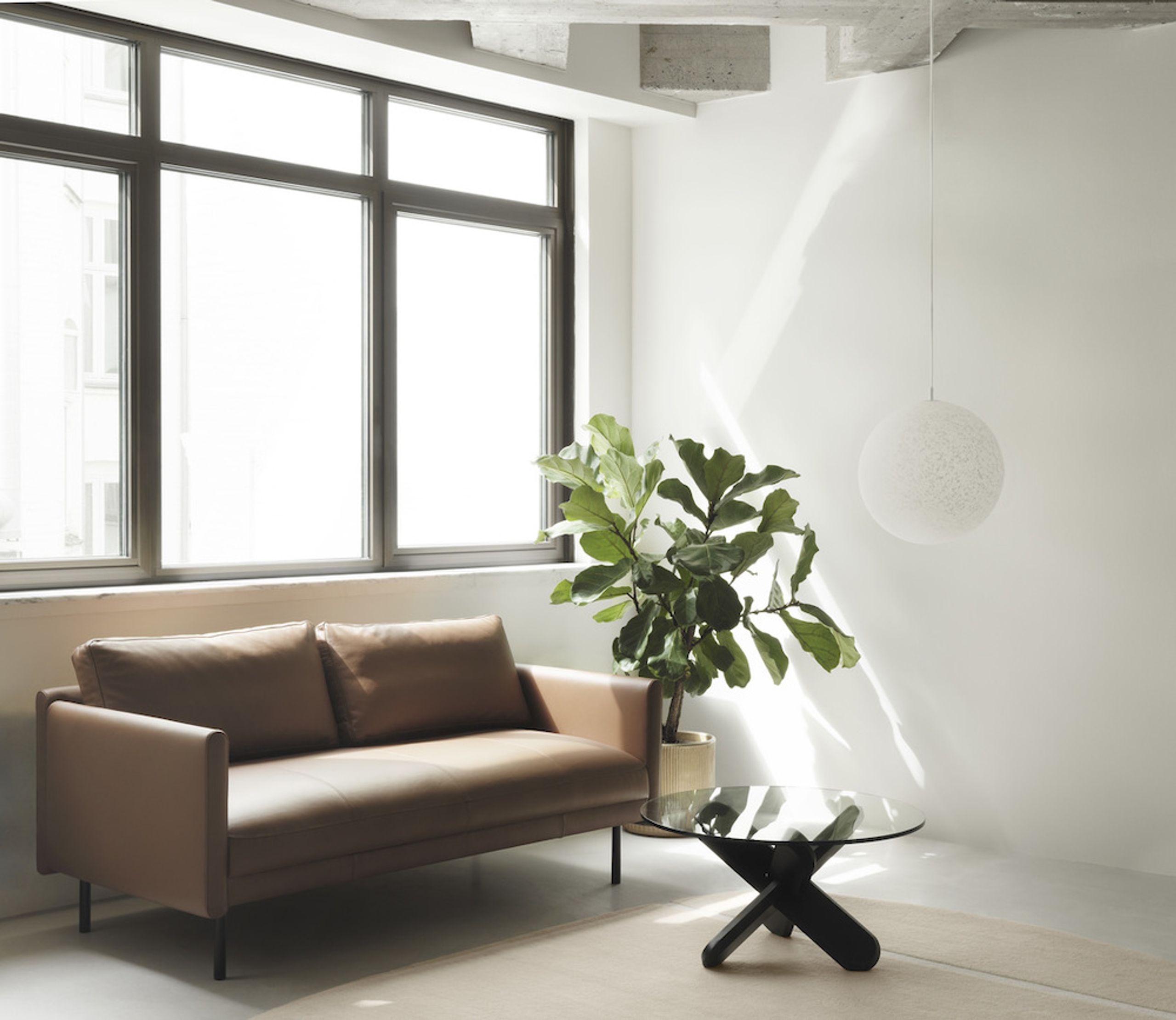 Normann Copenhagen - 2 Personers Sofa - Rar Sofa 2 Seater - Venezia Off-White