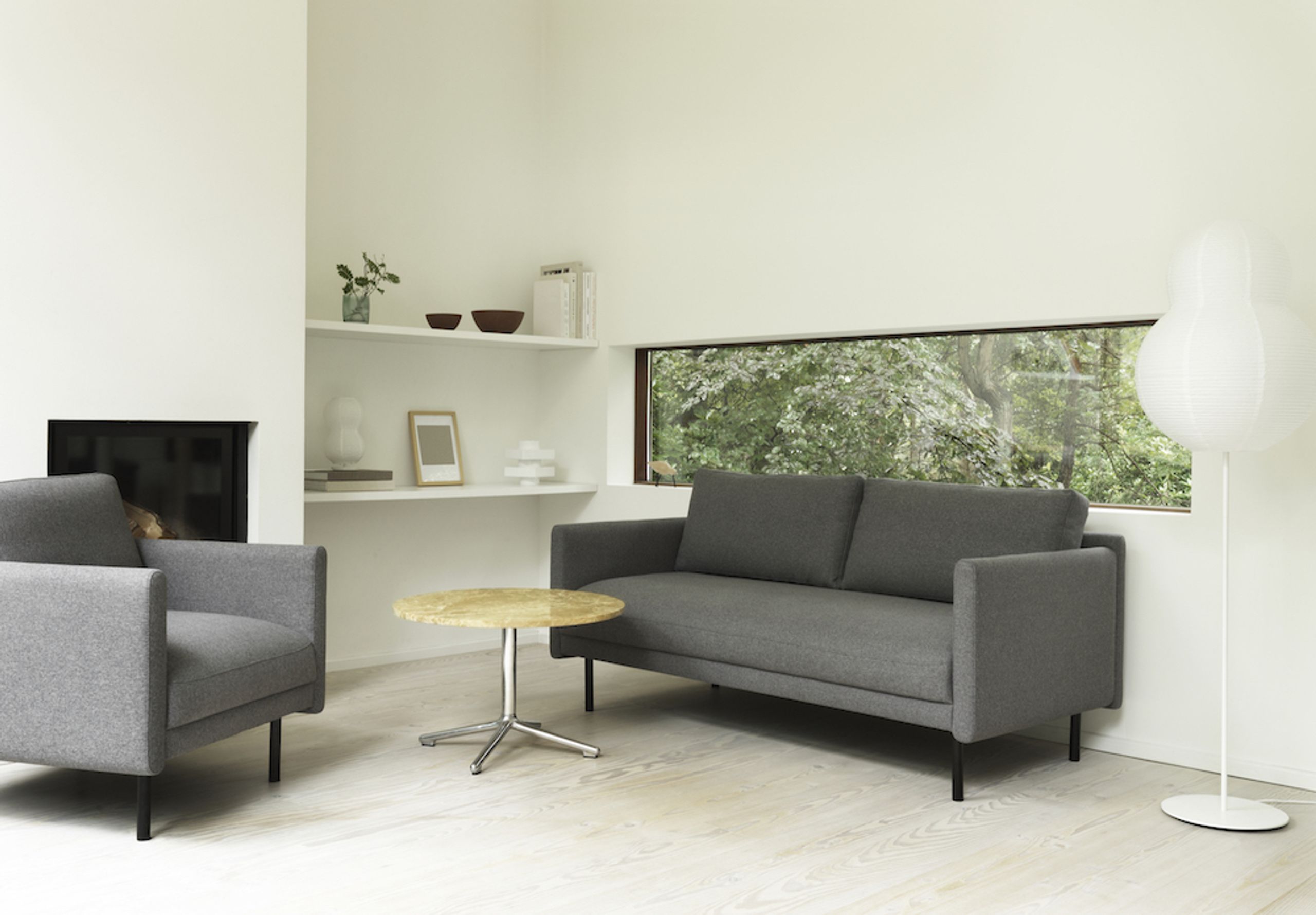 Normann Copenhagen - 3 Personers Sofa - Rar Sofa 3 Seater - Re-Born Dark Grey