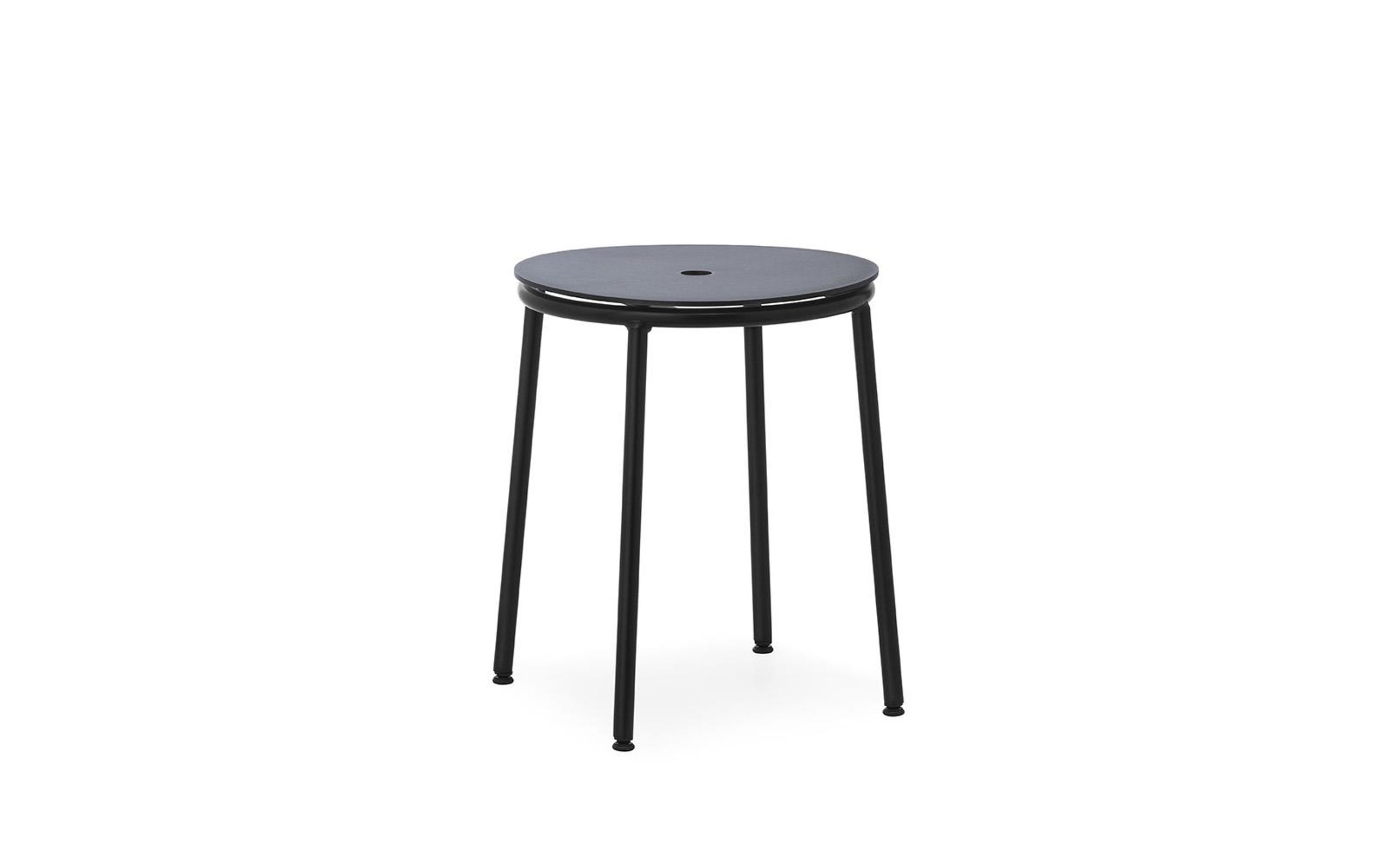 Normann Copenhagen - Barstol - Circa Stool - 45 cm - Black Aluminium