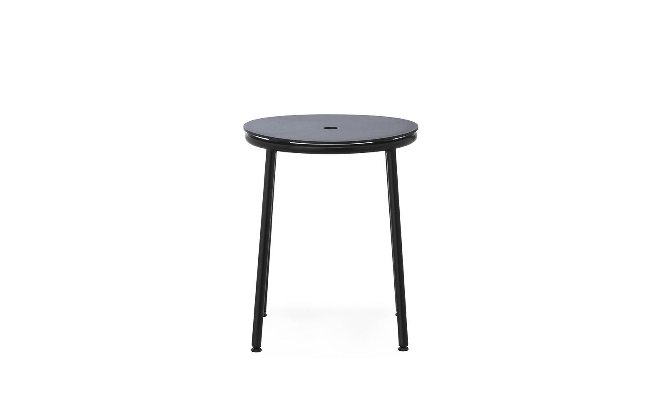 Normann Copenhagen - Barstol - Circa Stool - 45 cm - Black Aluminium