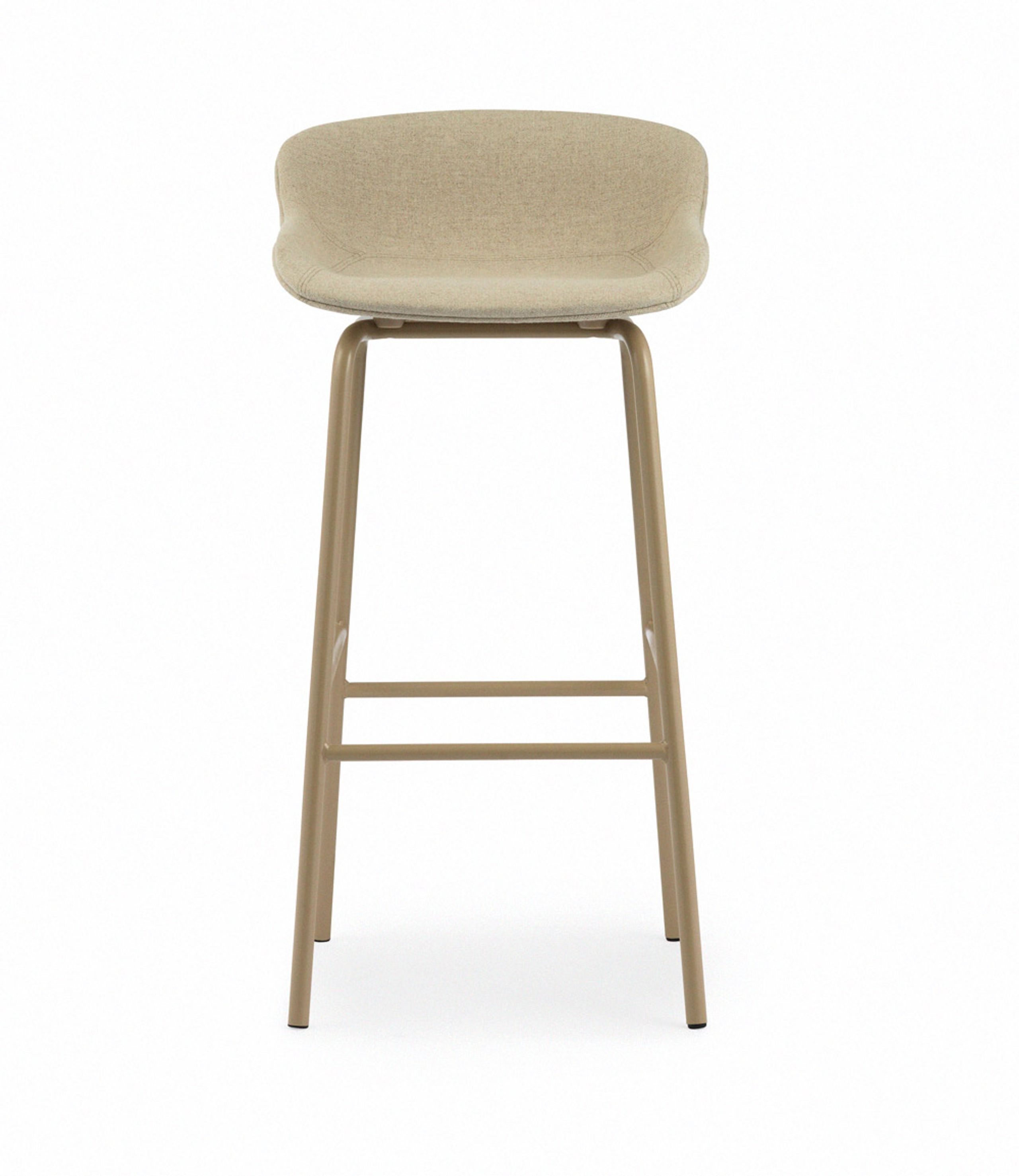 Normann Copenhagen - Bar stool - Hyg Barstol by Simon Legald / Full Upholstery - Sand / Main Line Flax 20