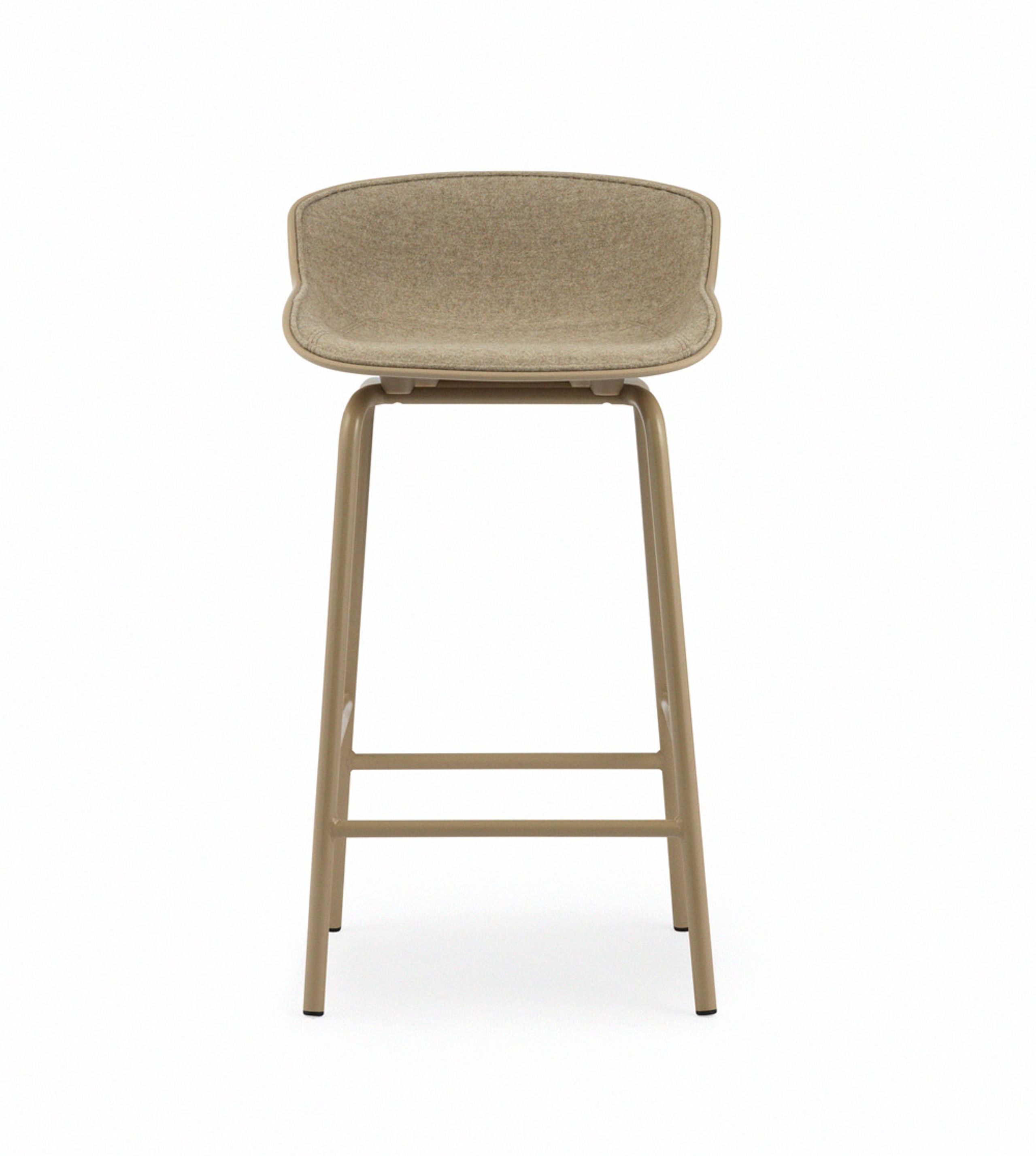 Normann Copenhagen - Bar stool - Hyg Barstol by Simon Legald / Front Upholstery - Sand / Synergy 32