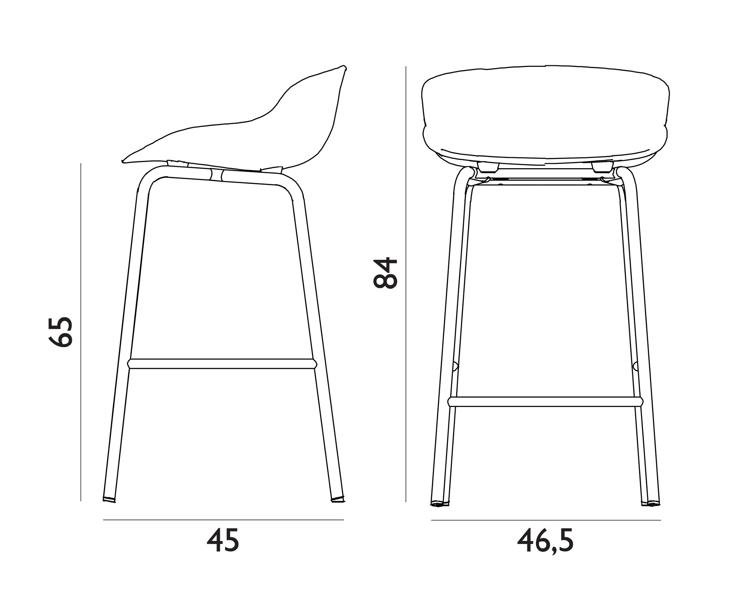 Normann Copenhagen - Baarijakkara - Hyg Barstol by Simon Legald - Olive