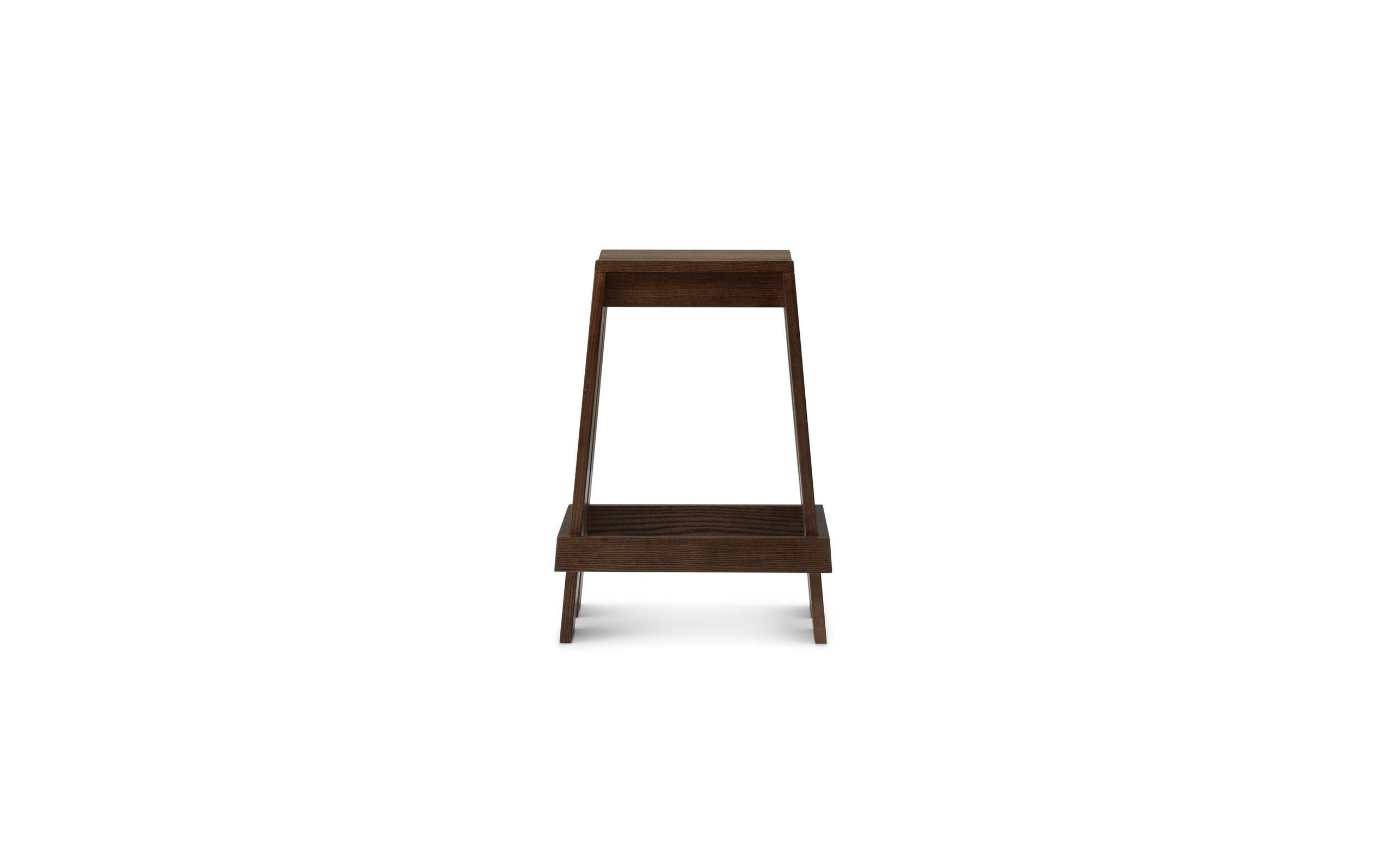 Normann Copenhagen - Tabouret de bar - Let Barstool 65 Cm - Brown Stained Ash