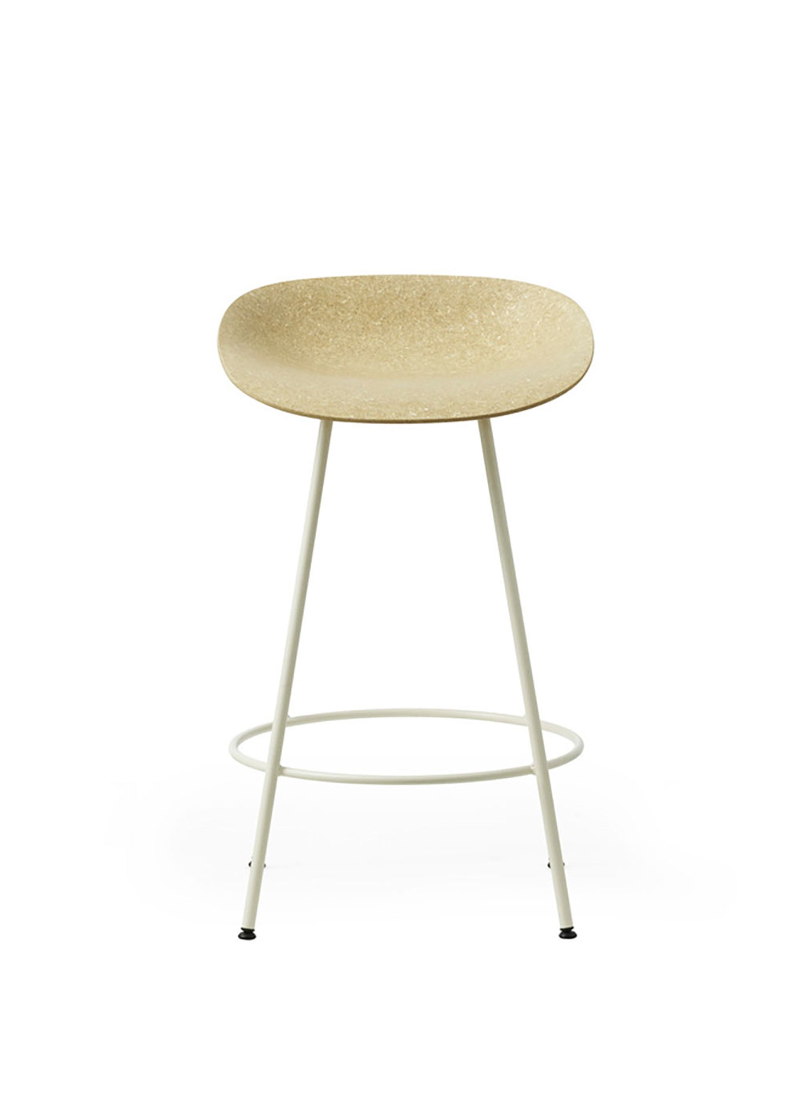 Normann Copenhagen - - Mat Barstool 65 cm Steel - Hemp / Cream Steel