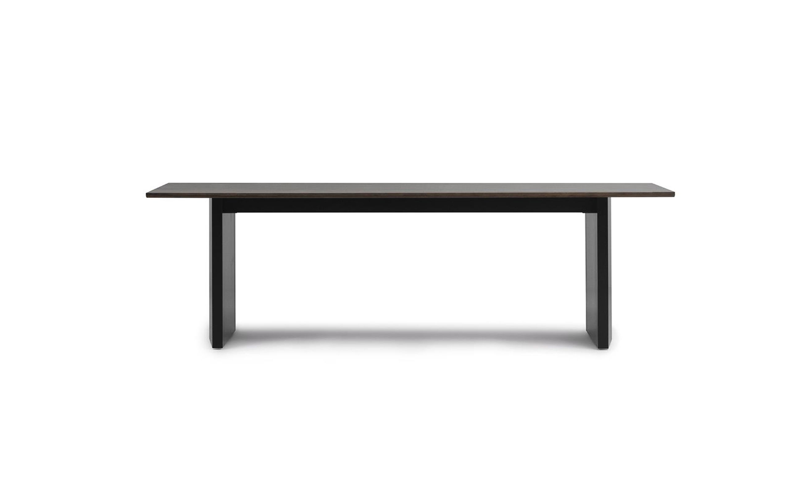 Normann Copenhagen - Palhinhas para crianças - Panel Table 90 X 250 Cm - Black/Dark Brown