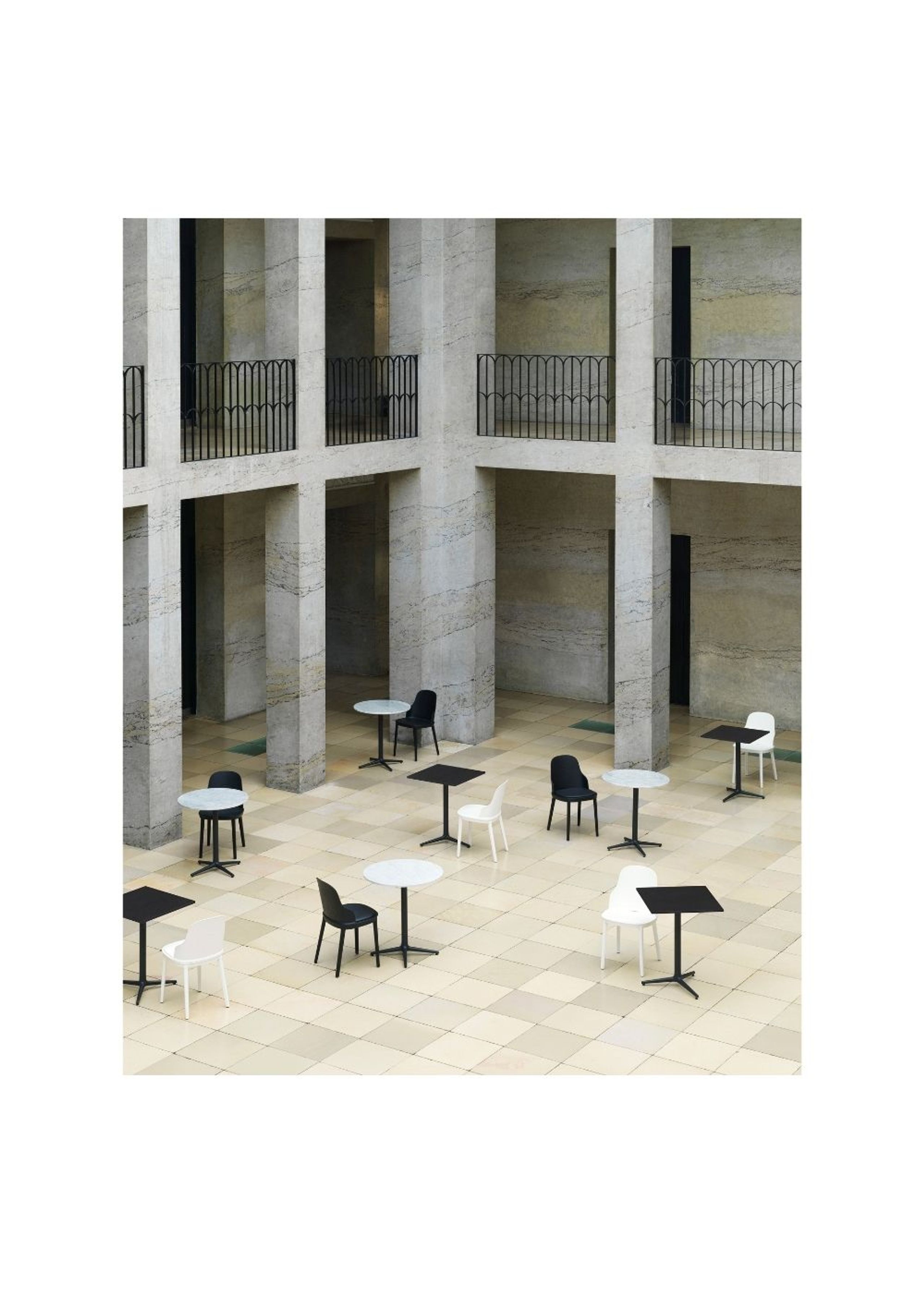 Normann Copenhagen - Table de café - Allez Table 4L - Marble - Coffee Marble