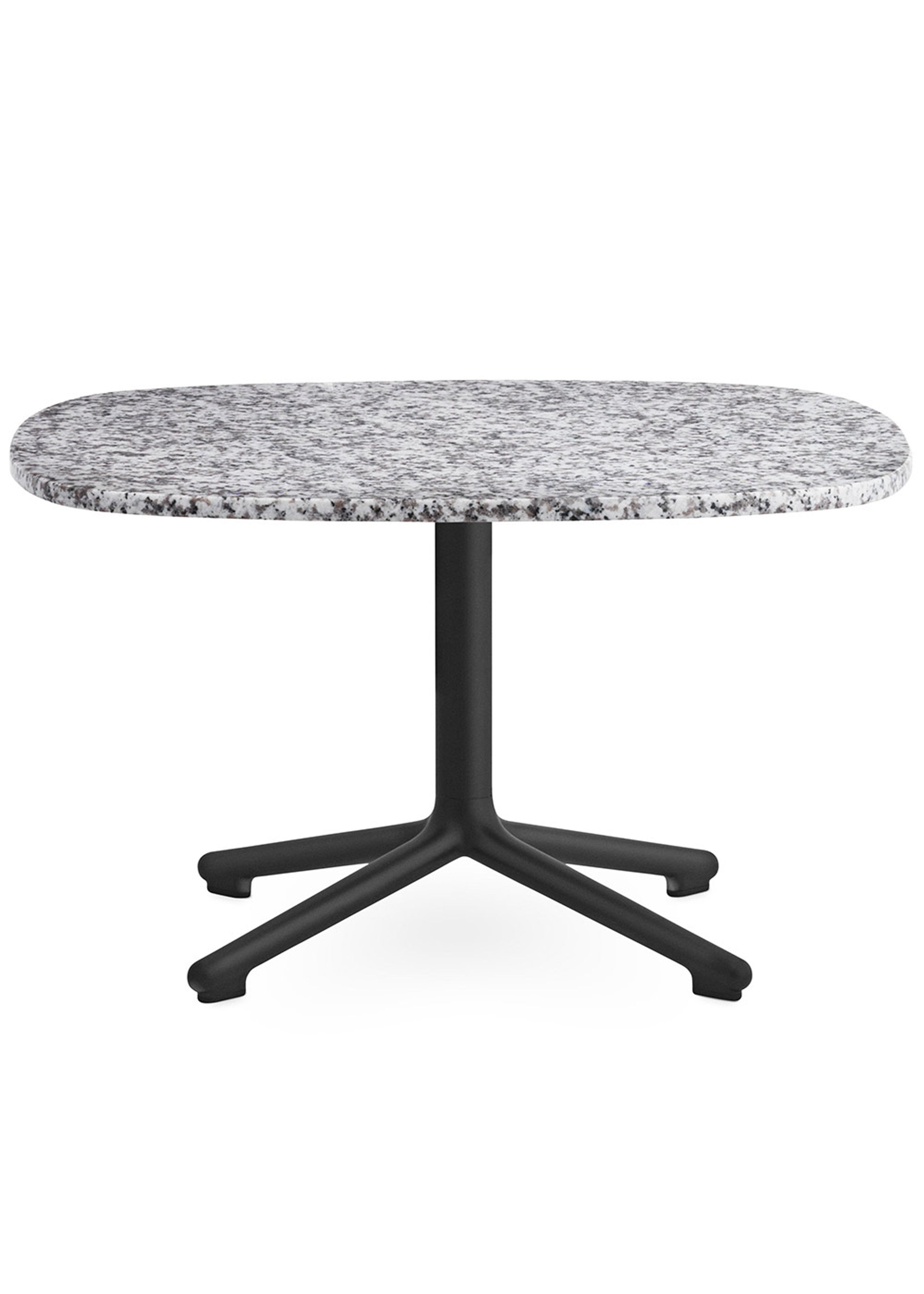 Normann Copenhagen - Conselho - Era table - Black Aluminium / Grey Granite
