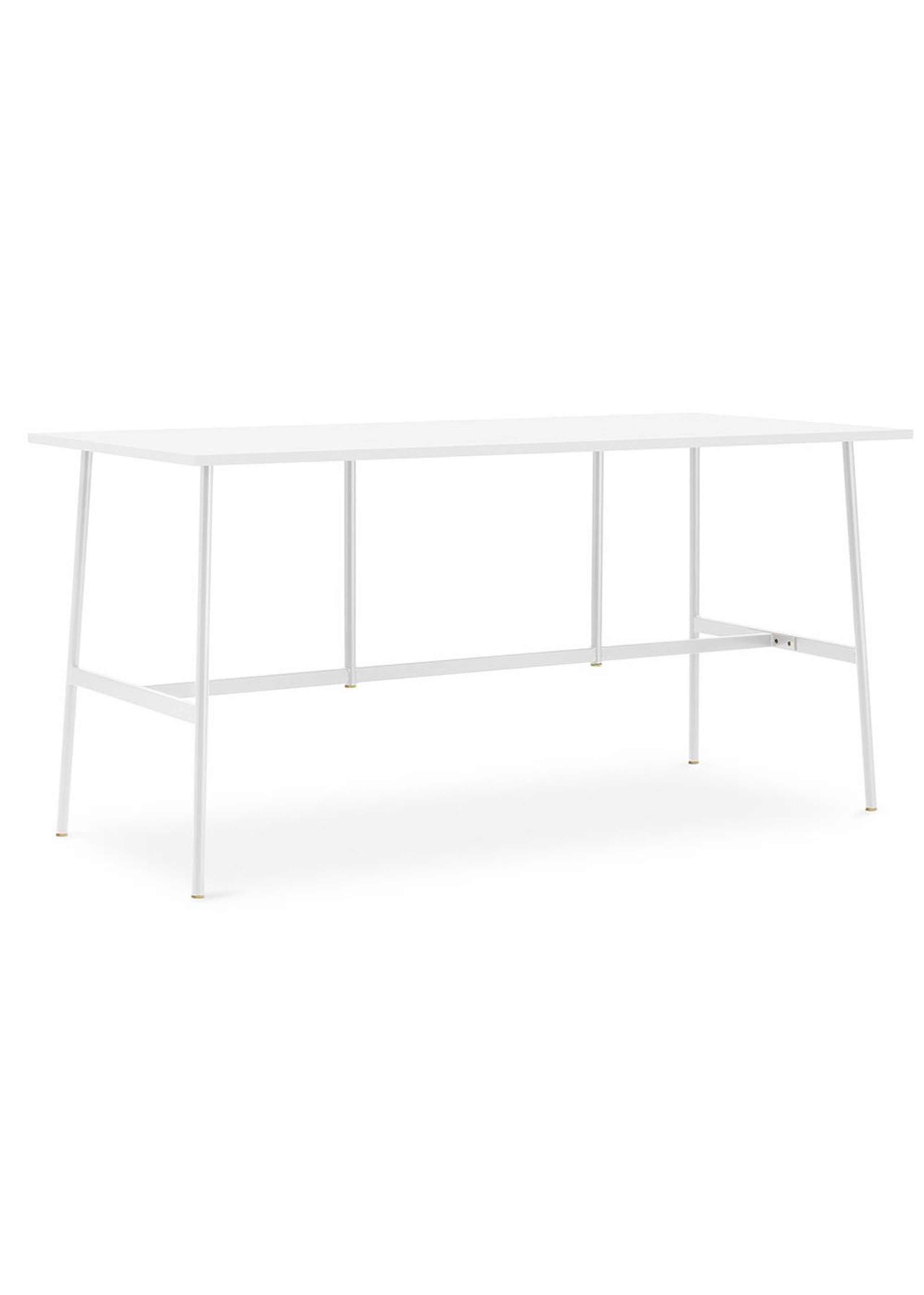 Normann Copenhagen - Mesa alta - Union Bar Table - White - H95,5