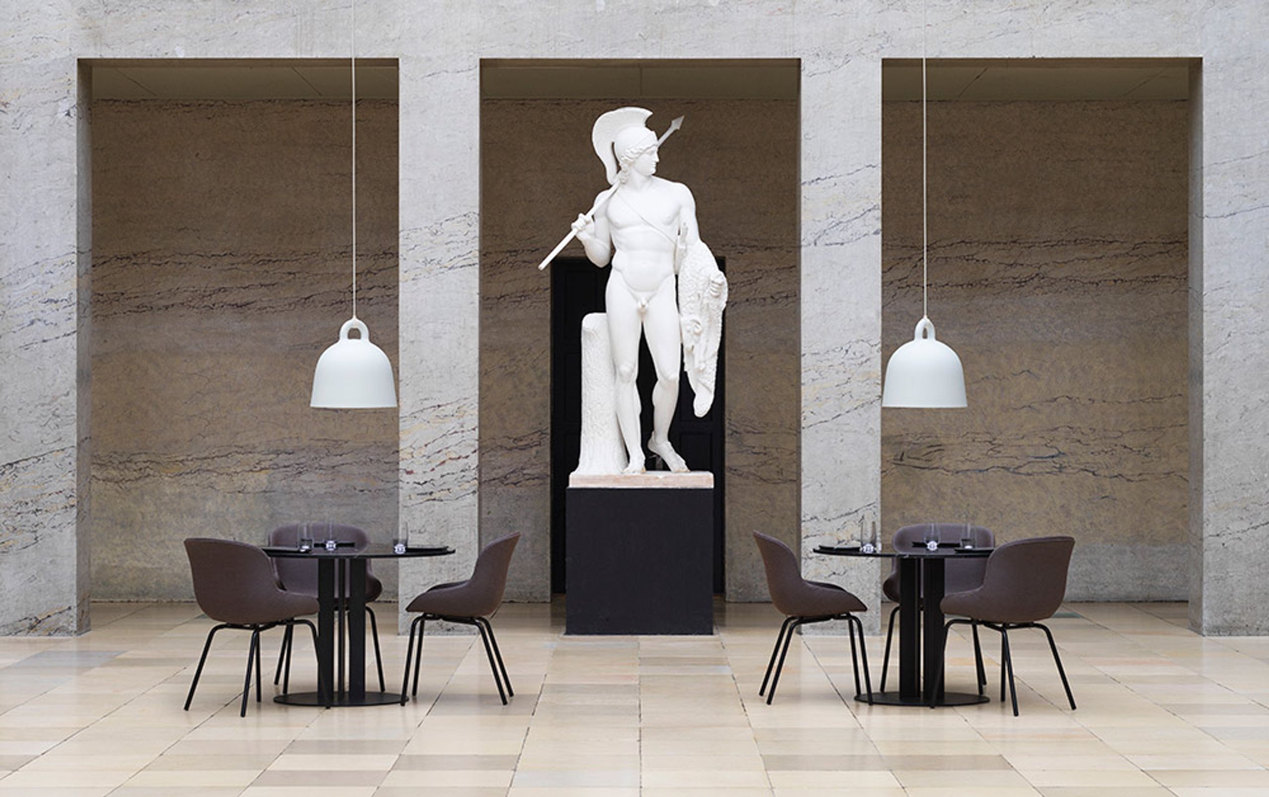 Normann Copenhagen - Cafe-table - Scala Café Table H75 - Marble - Coffee