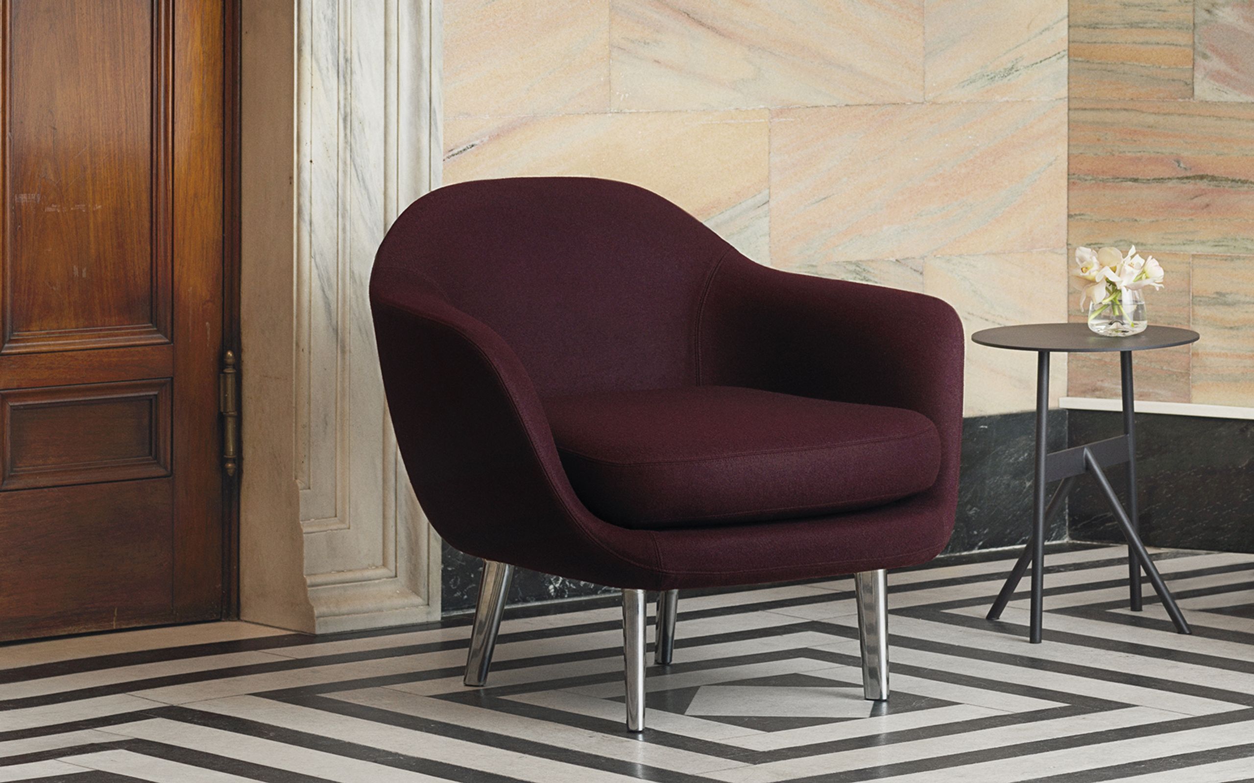 Normann Copenhagen - Bord - Stock bord - Stål blå