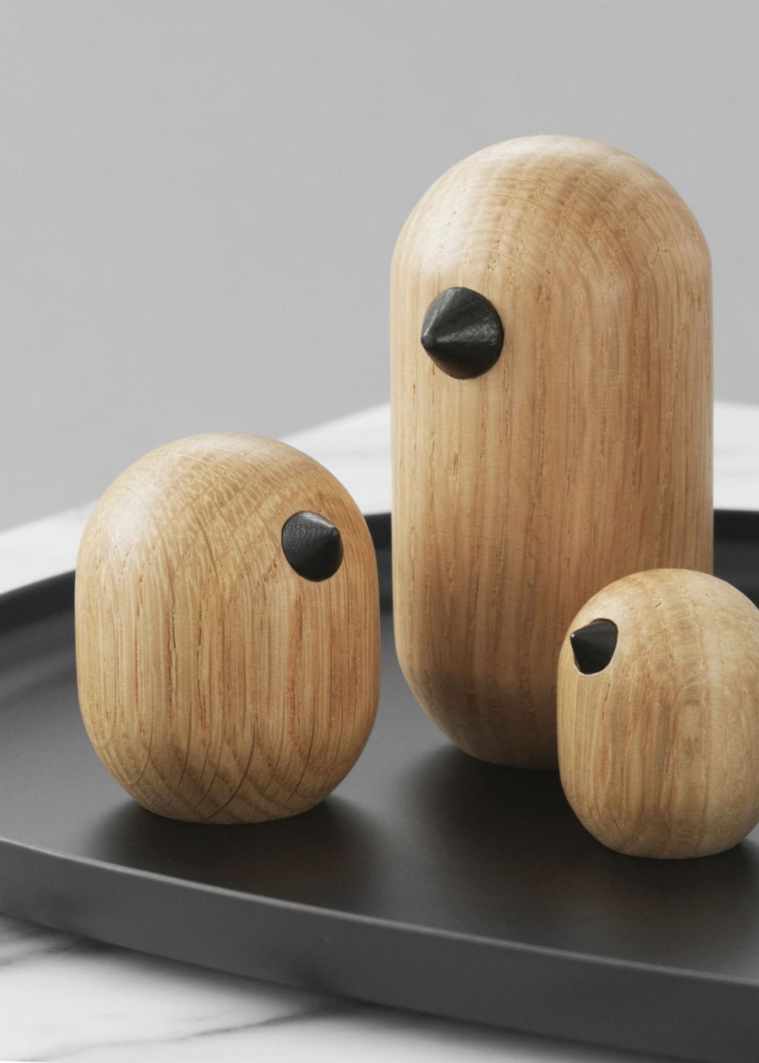 Normann Copenhagen - Figur - Little Bird 10 cm - Oak