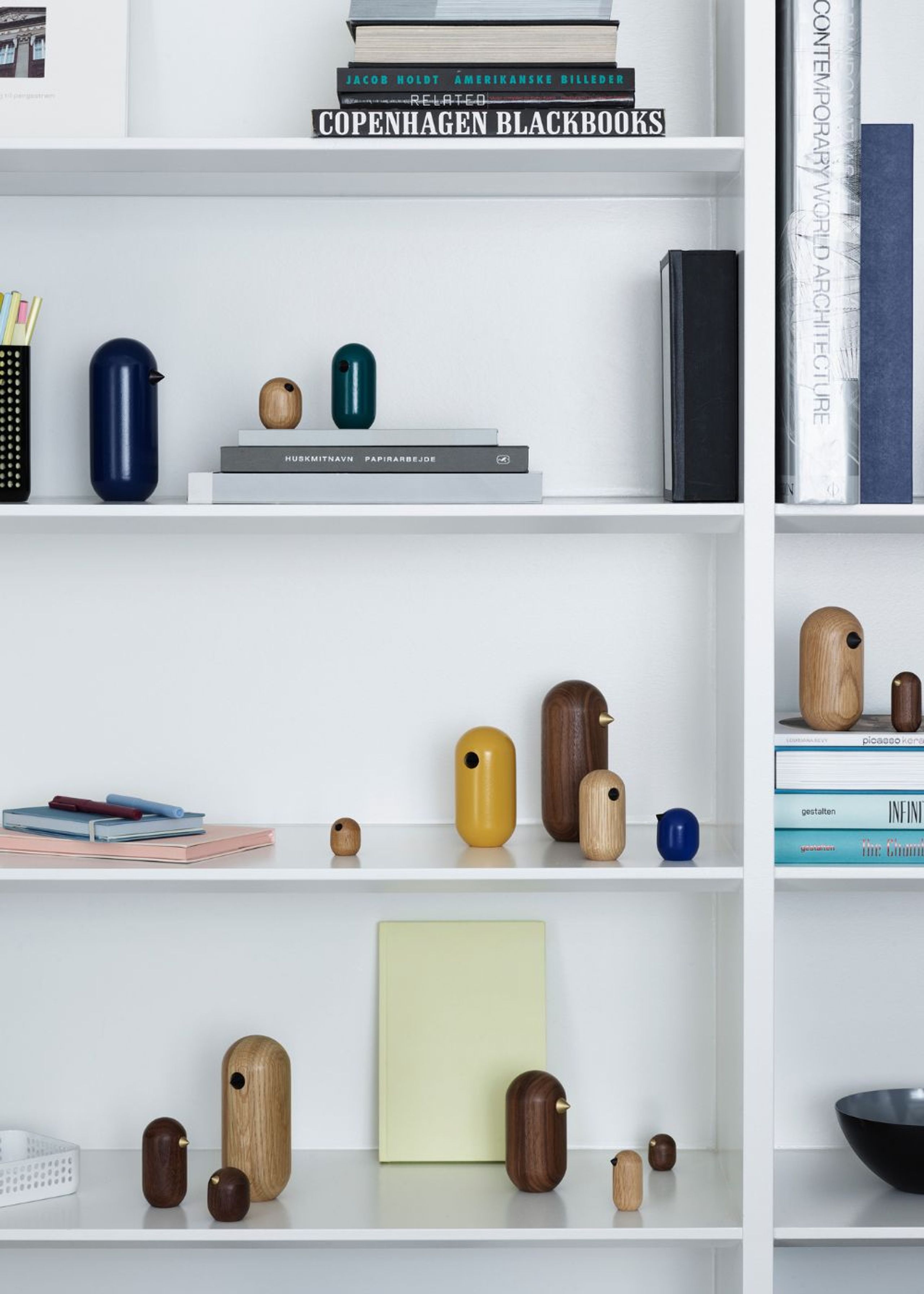 Normann Copenhagen - Figur - Little Bird 5 cm - Oak