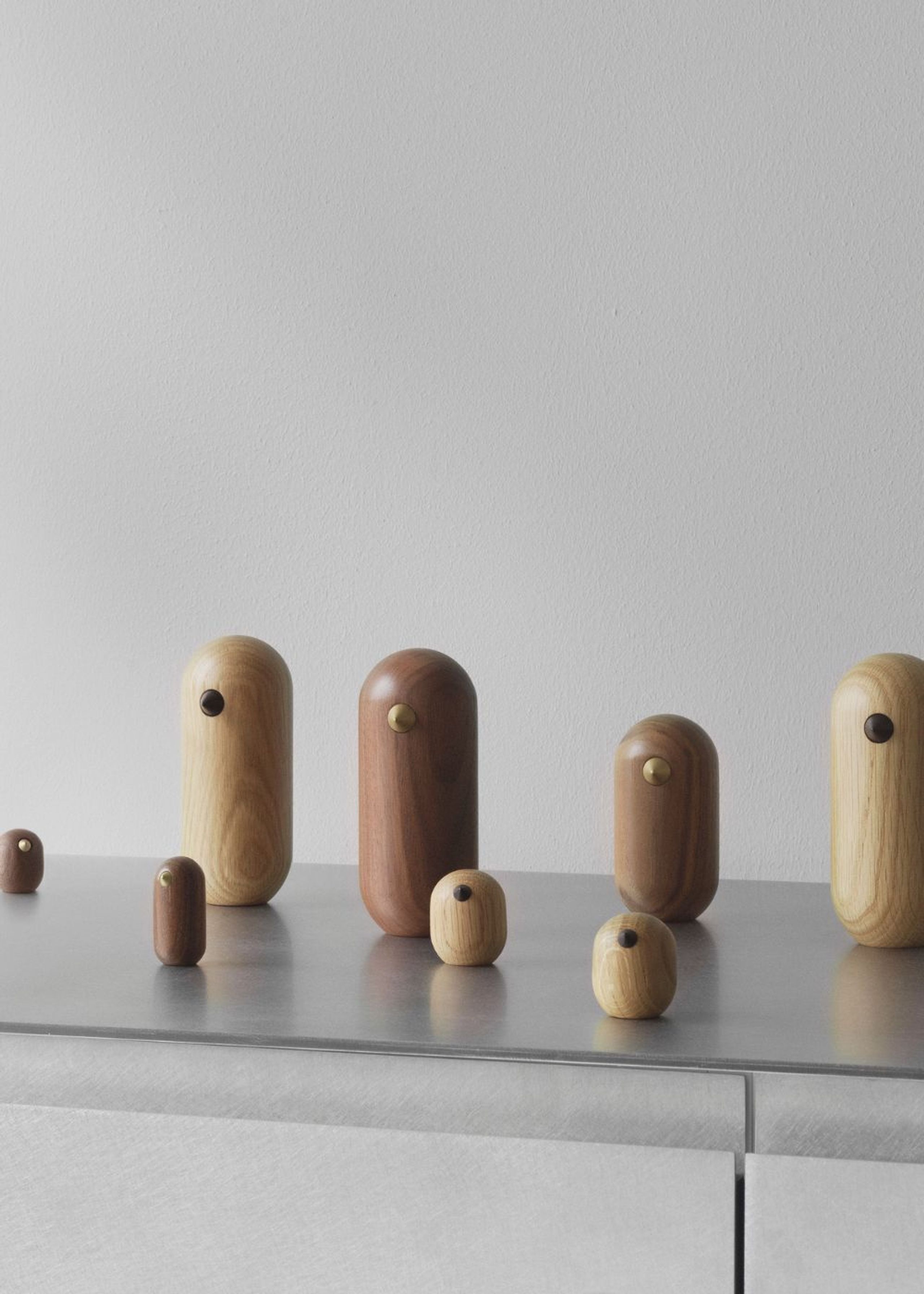 Normann Copenhagen - Figur - Little Bird 5 cm - Oak