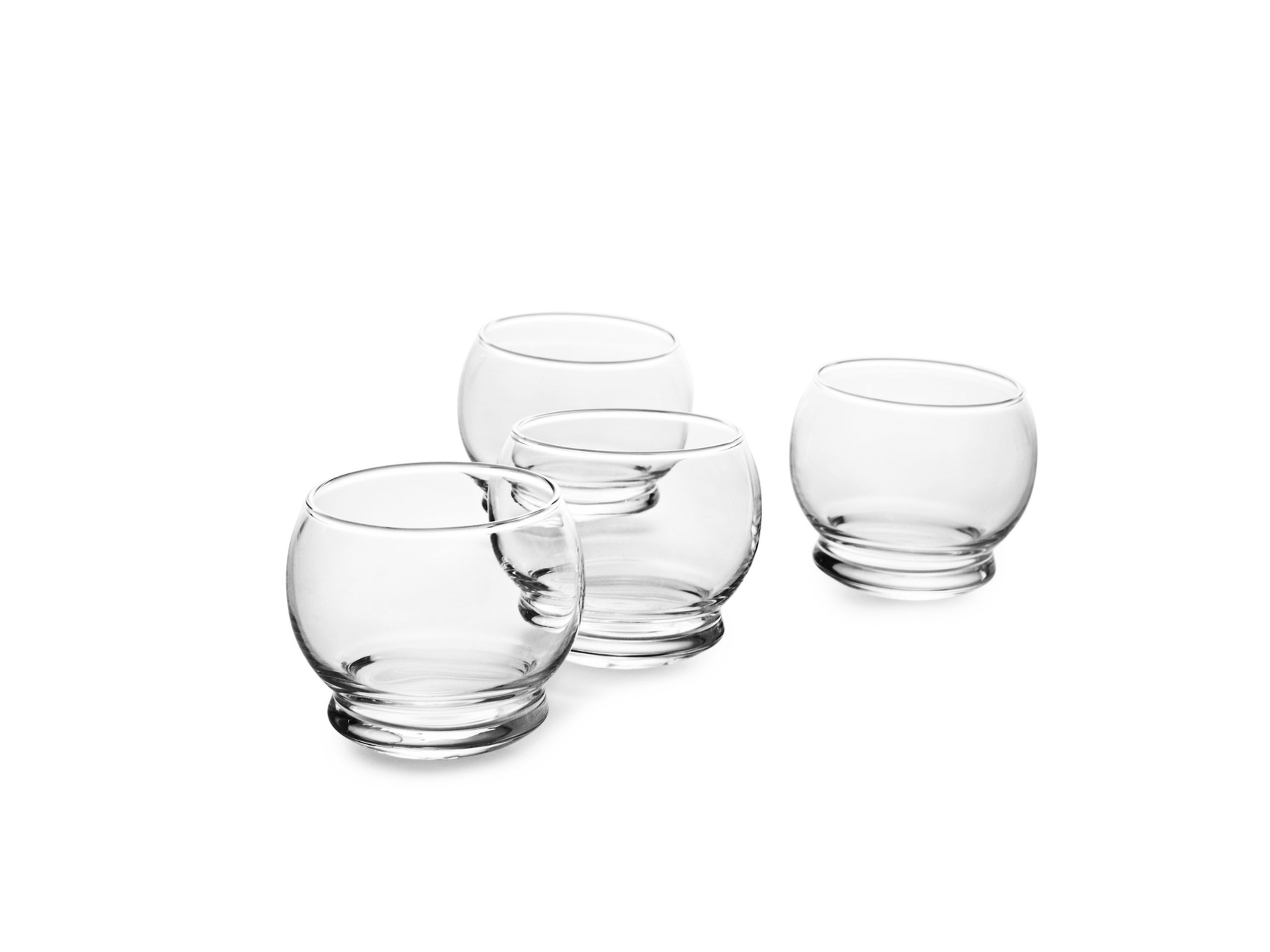 Normann Copenhagen - Sklo - Rocking Glass 25 cl - Clear