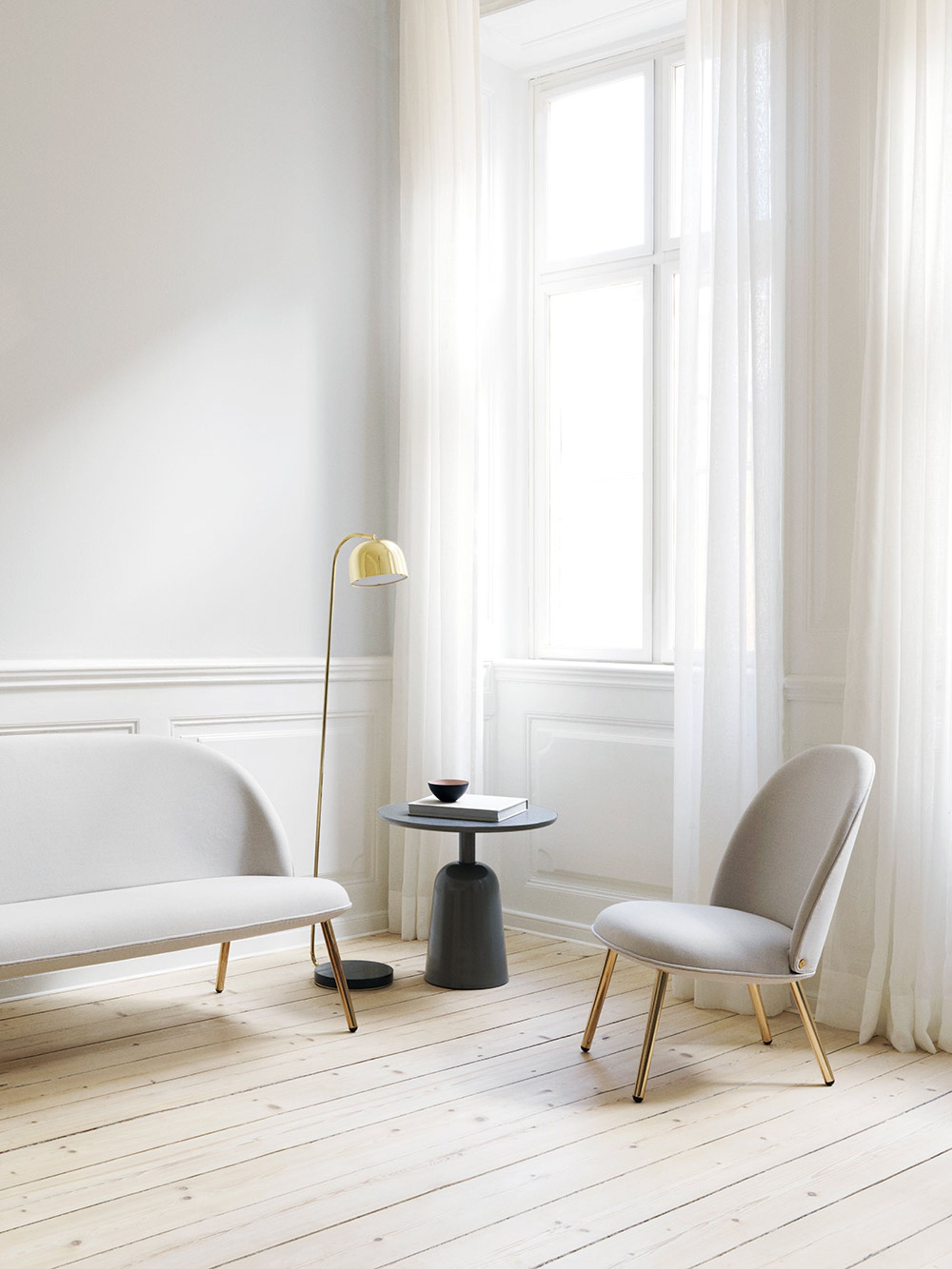 Normann Copenhagen - Stehlampe - Grant Floor Lamp - Brass