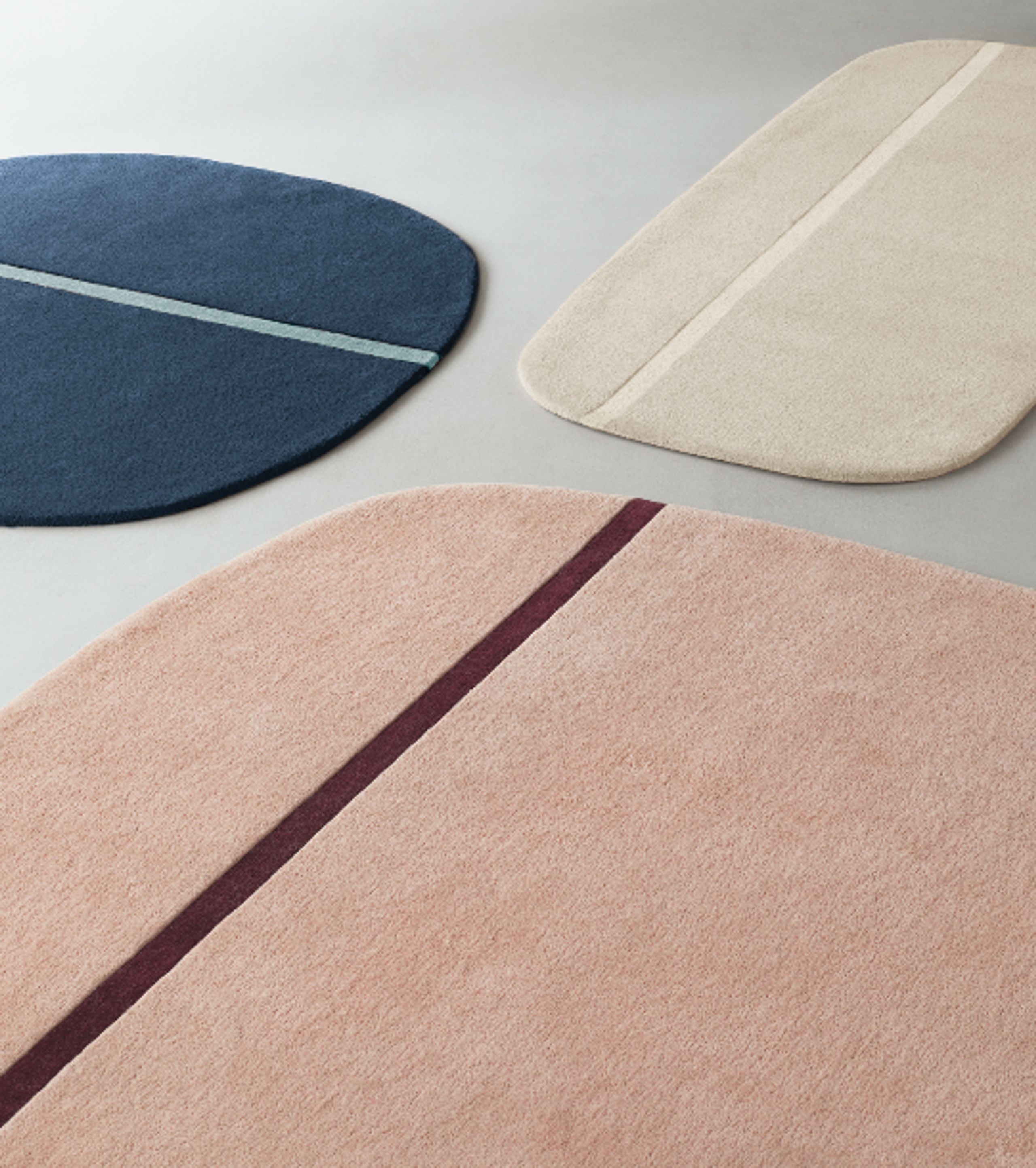 Normann Copenhagen - Tapete - Oona Carpet - Blue / 175x240