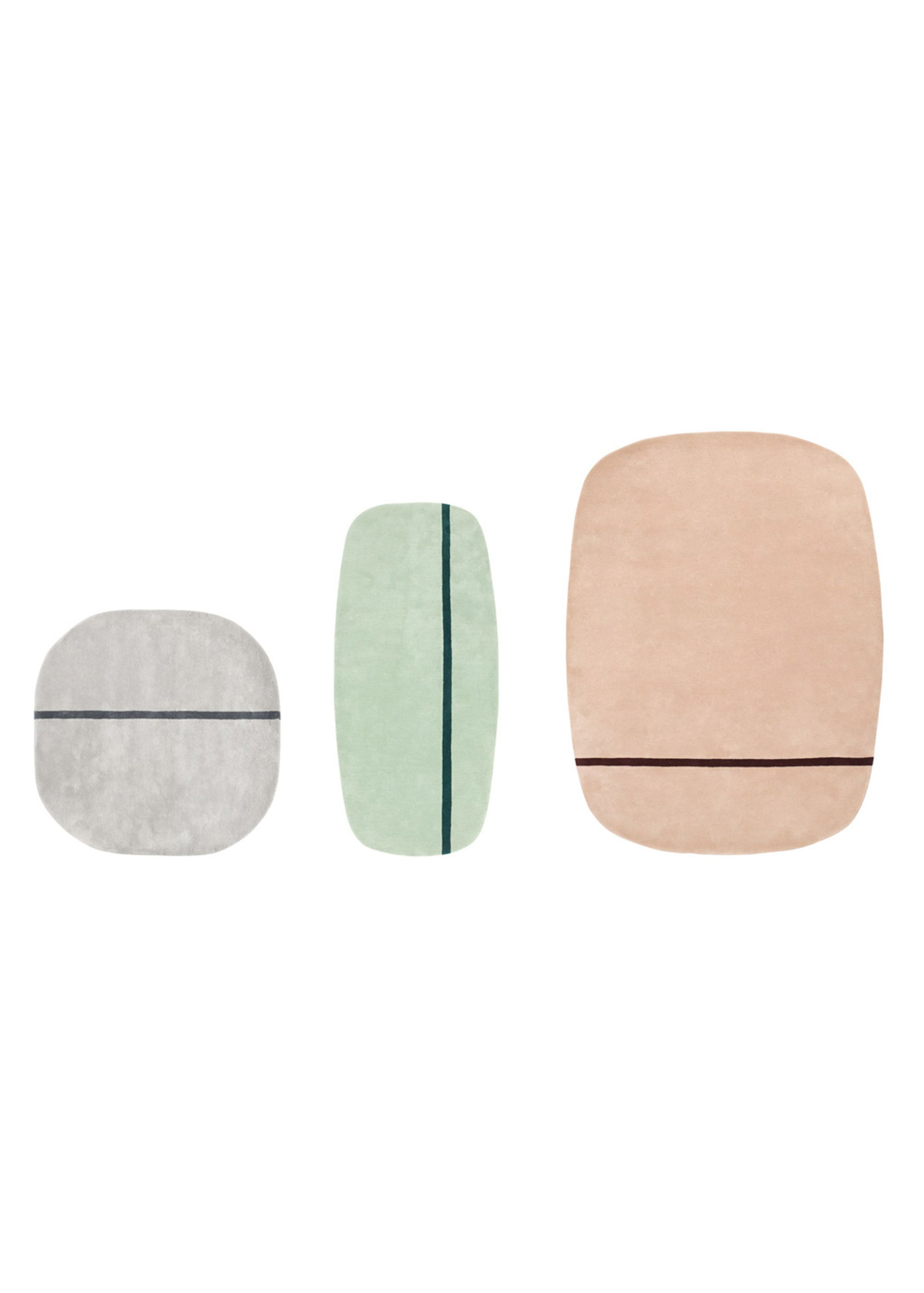 Normann Copenhagen - Tapis - Oona Carpet - Grey / 90x200