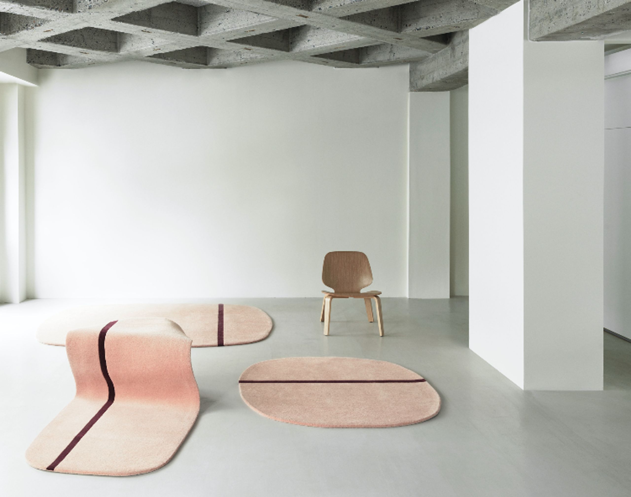 Normann Copenhagen - Gulvtæppe - Oona Carpet - Sand / 140x140