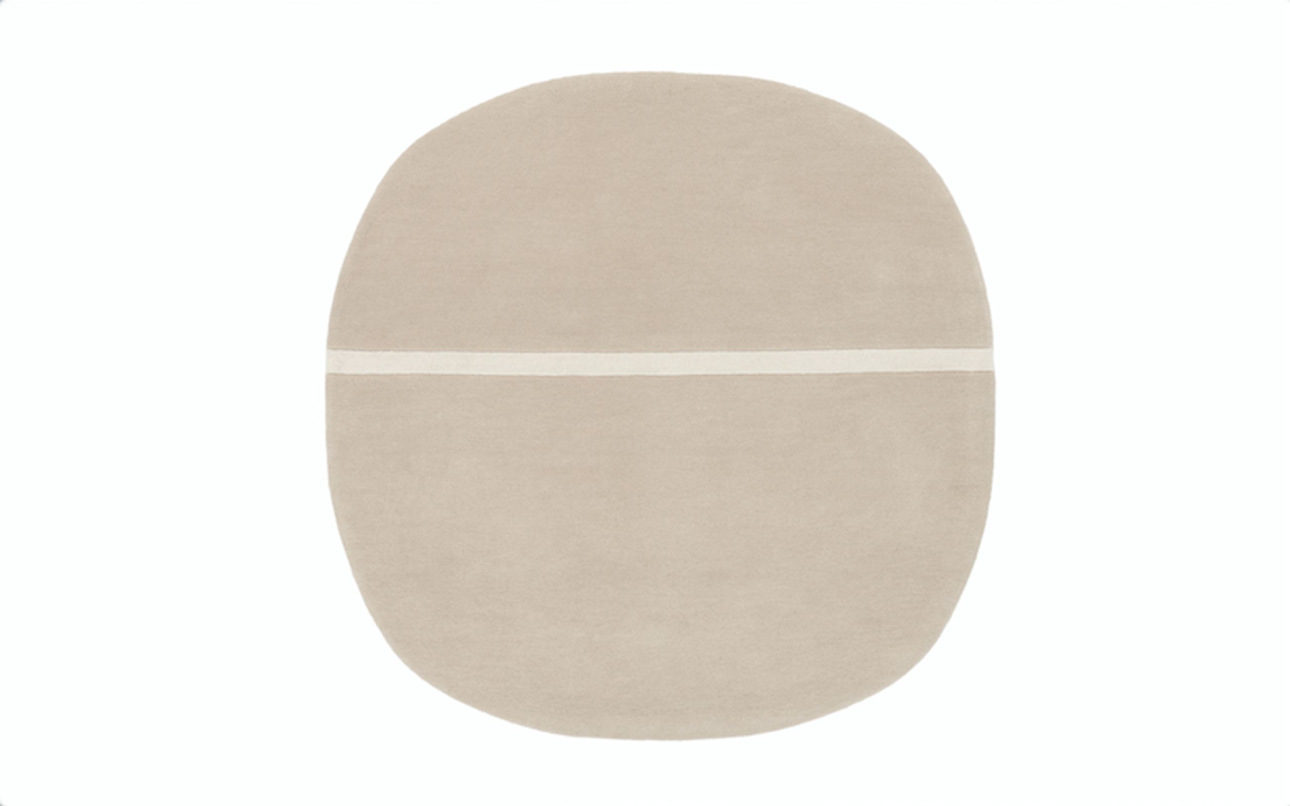 Normann Copenhagen - Gulvtæppe - Oona Carpet - Sand / 140x140