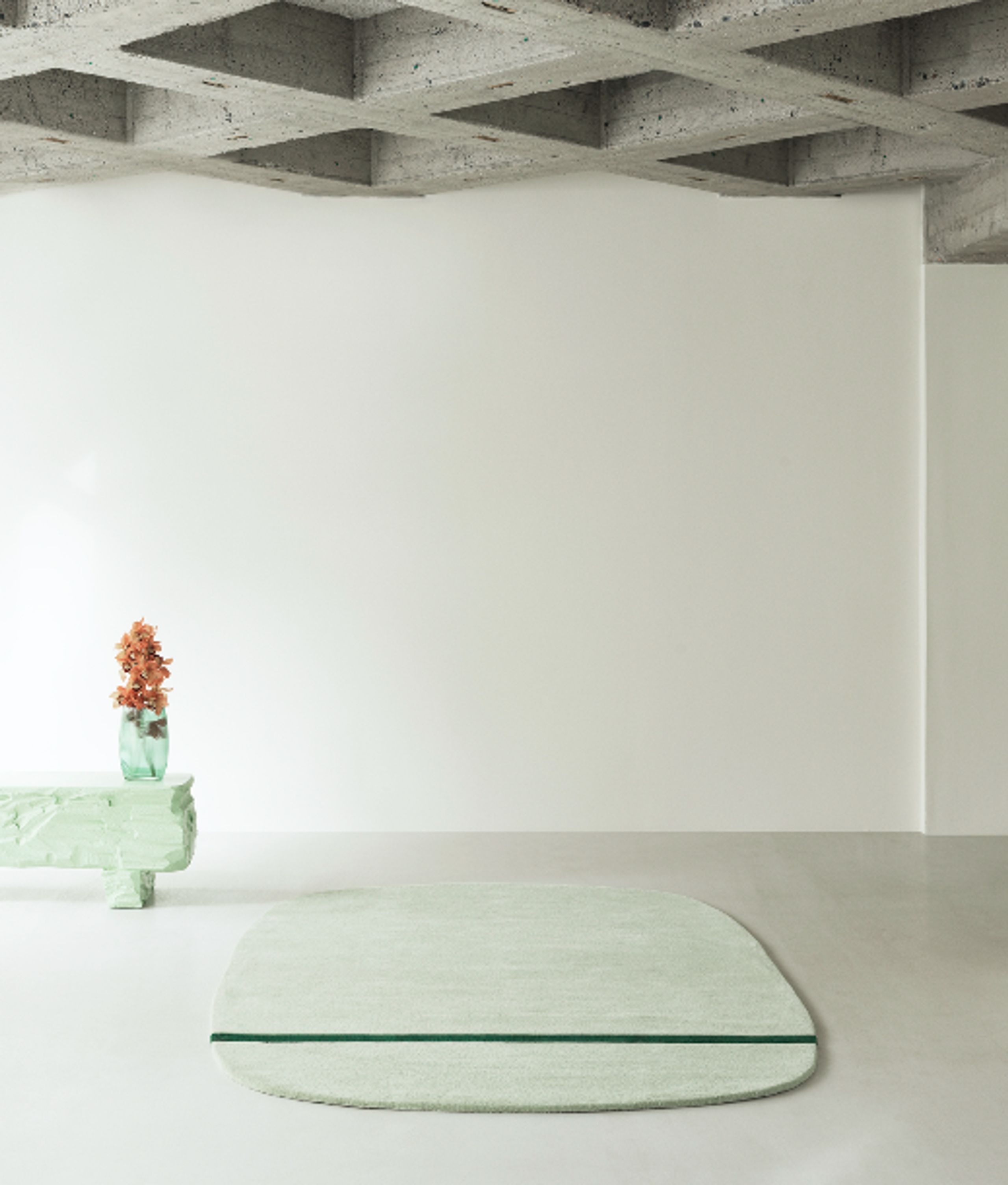 Normann Copenhagen - Gulvtæppe - Oona Carpet - Sand / 140x140