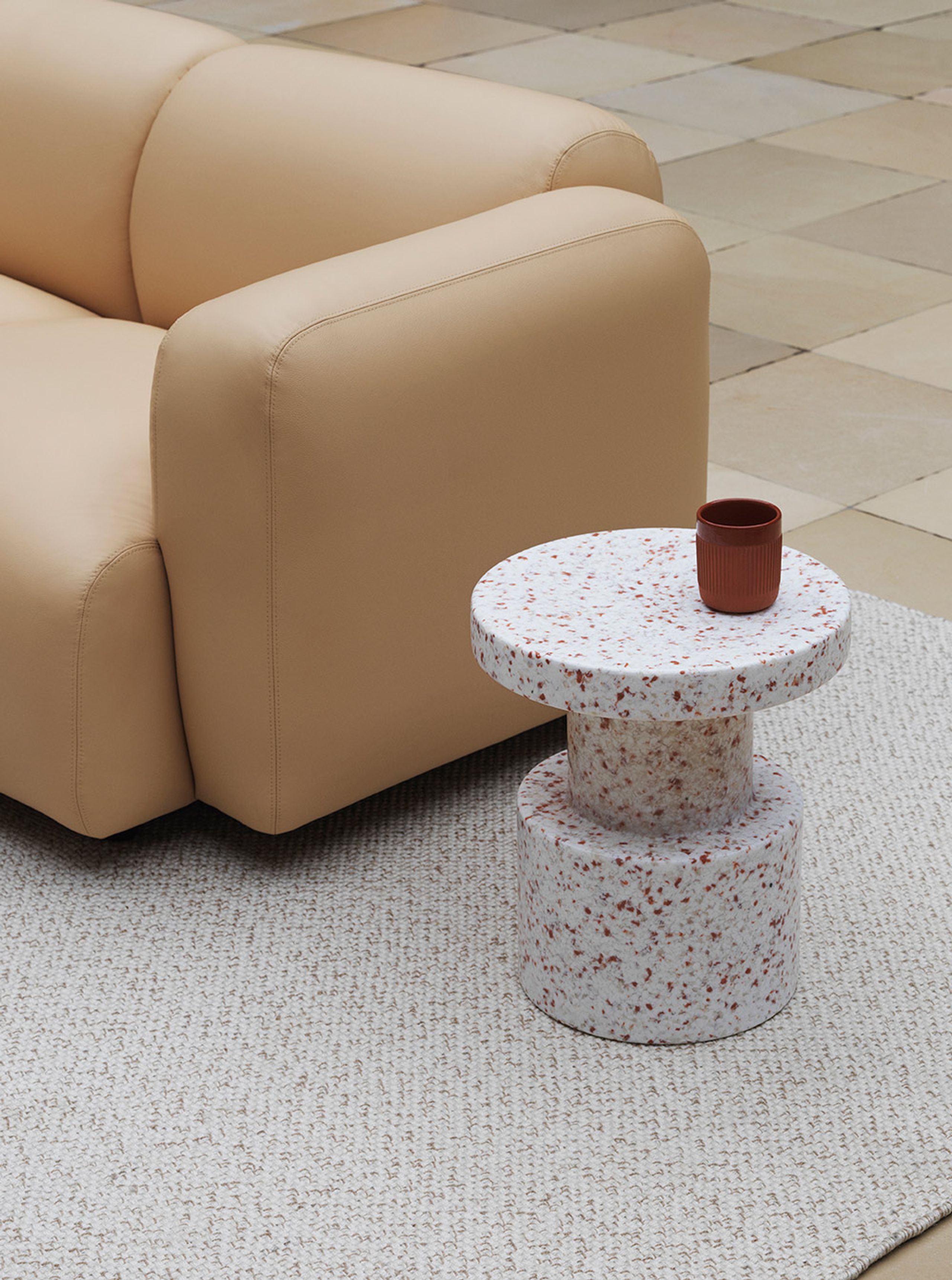 Normann Copenhagen - Gulvtæppe - Polli Rug - Medium - Sand