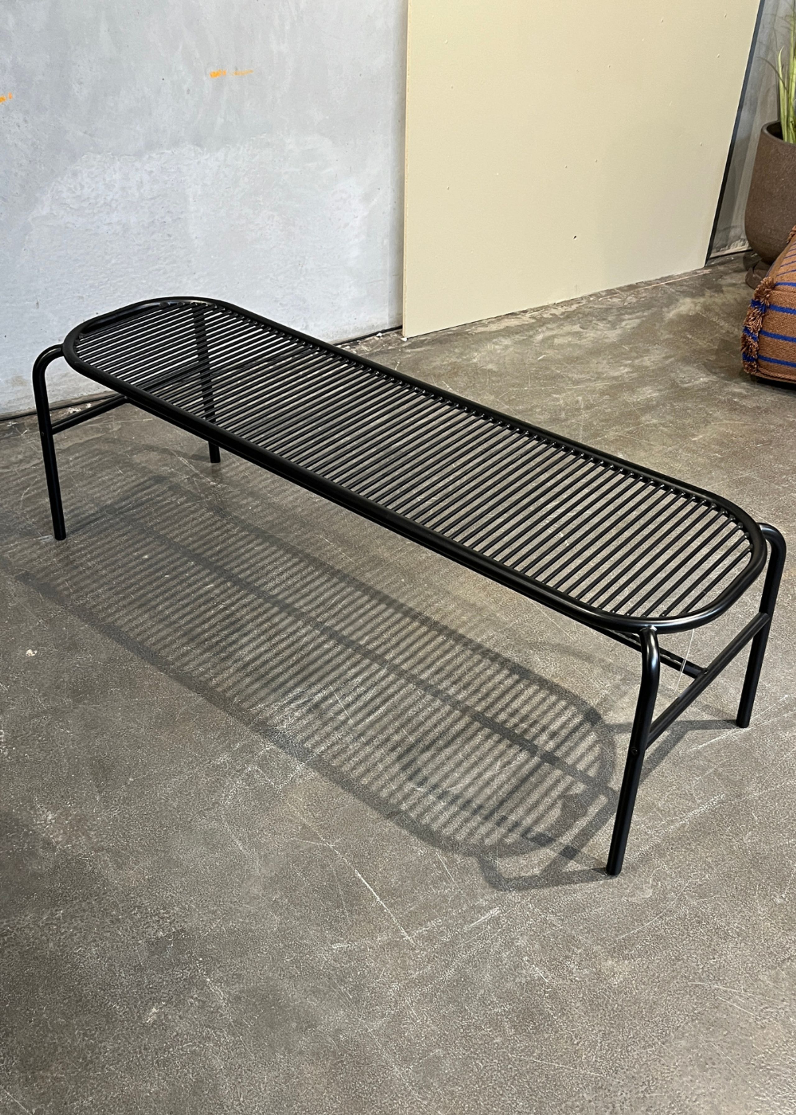 Normann Copenhagen - Havebænk - Vig Bench - Black - Exhibition Model