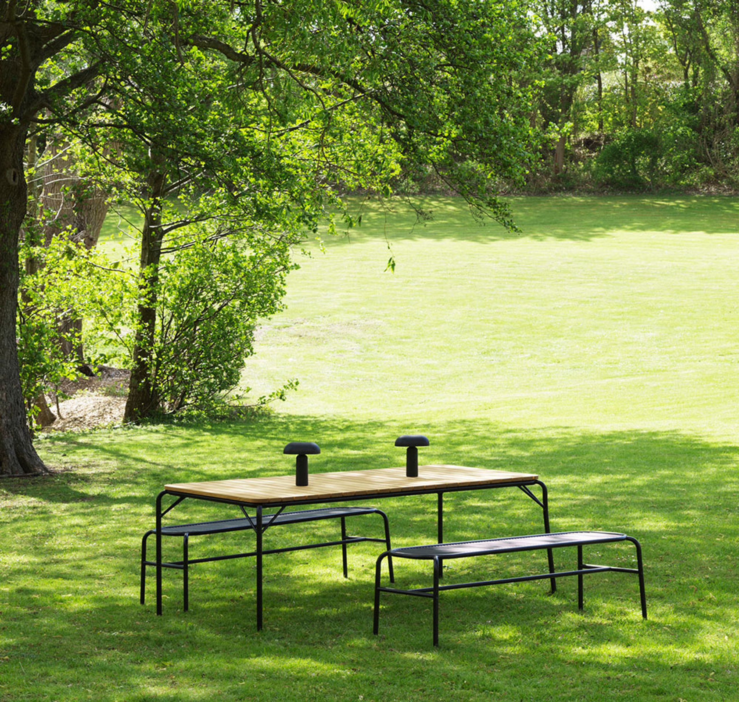 Normann Copenhagen - Panchina da giardino - Vig Bench - Dark Green