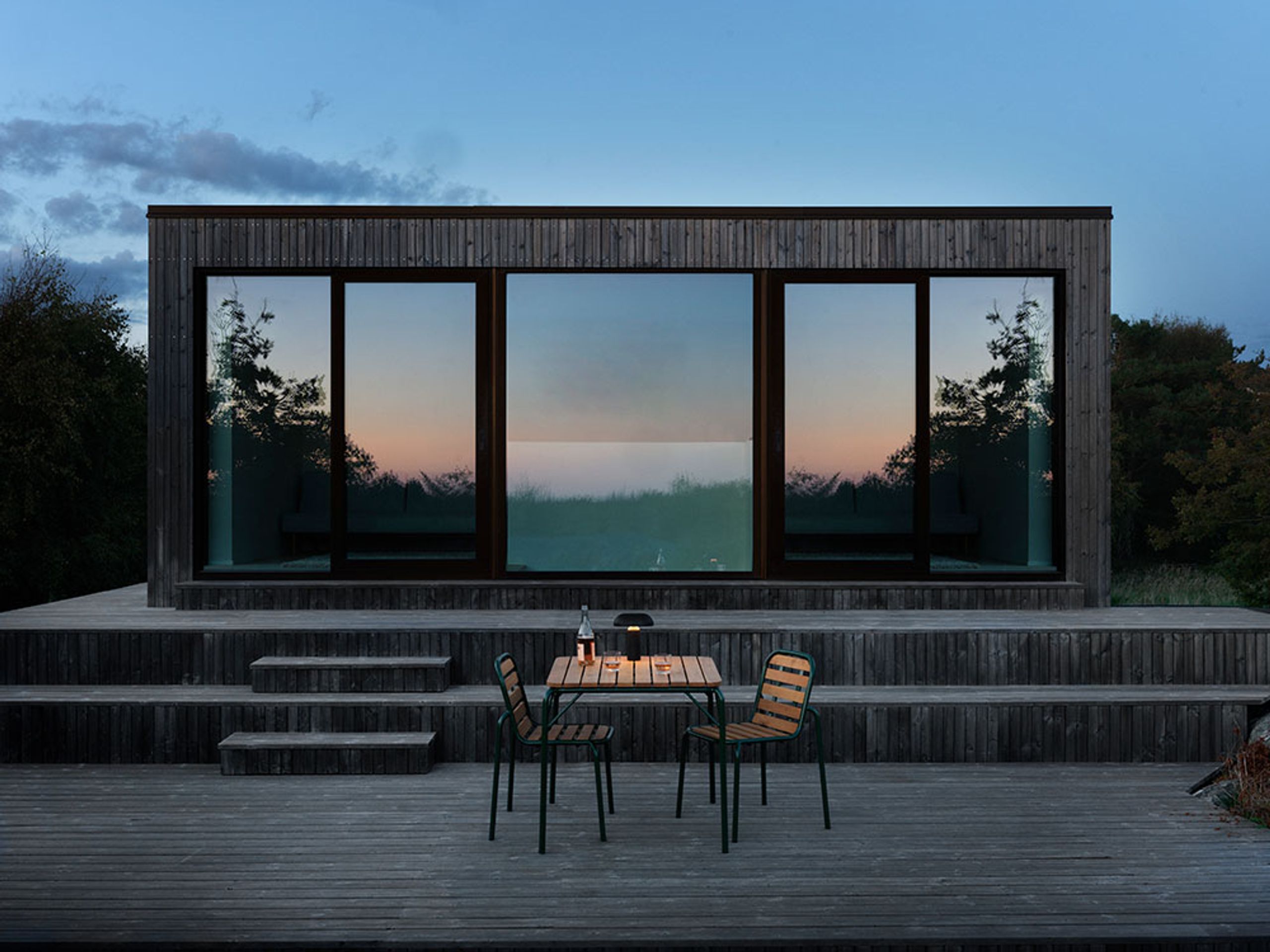 Normann Copenhagen - Havestol - Vig Chair Robinia - Dark Green