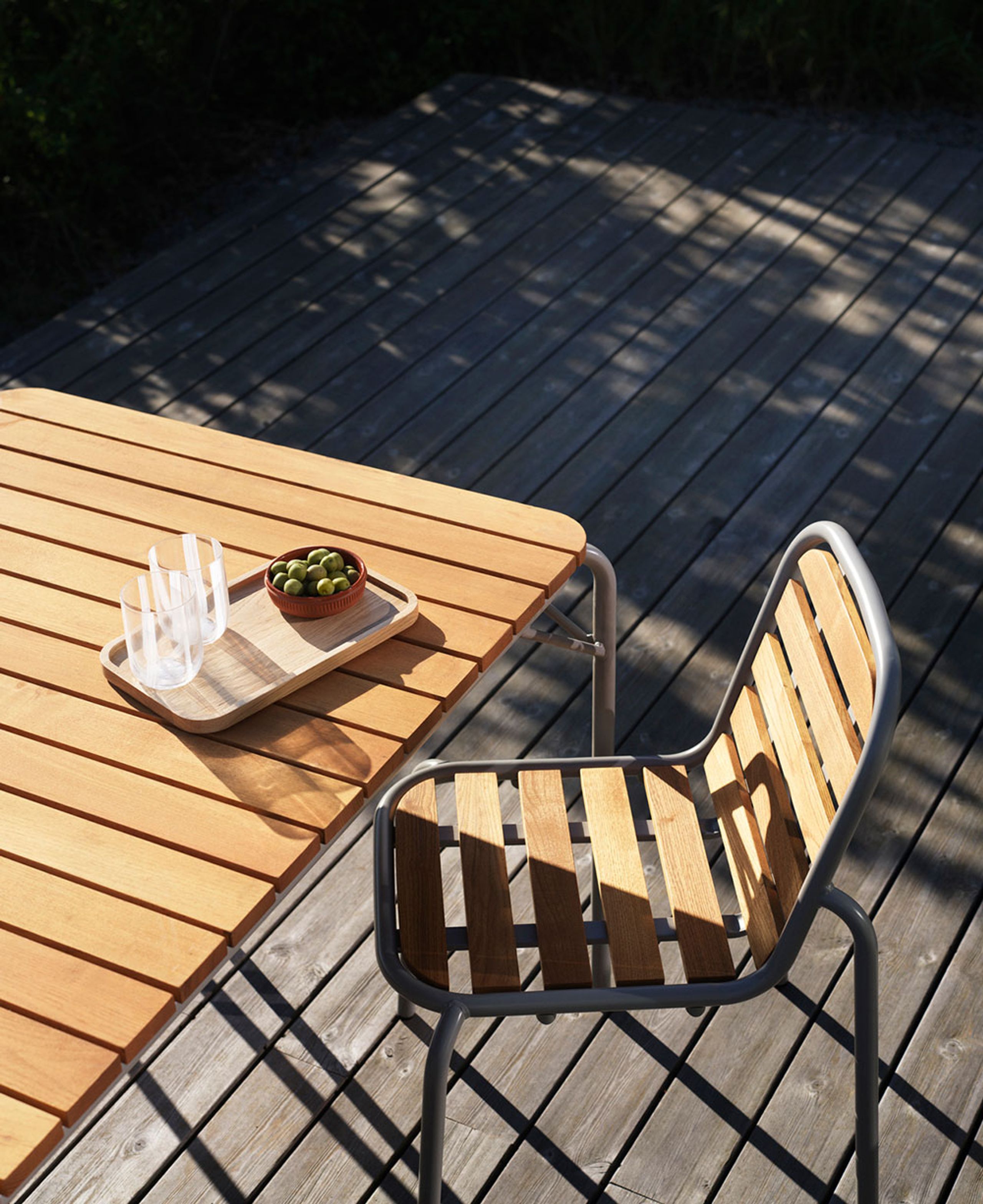 Normann Copenhagen - Havestol - Vig Chair Robinia - Dark Green