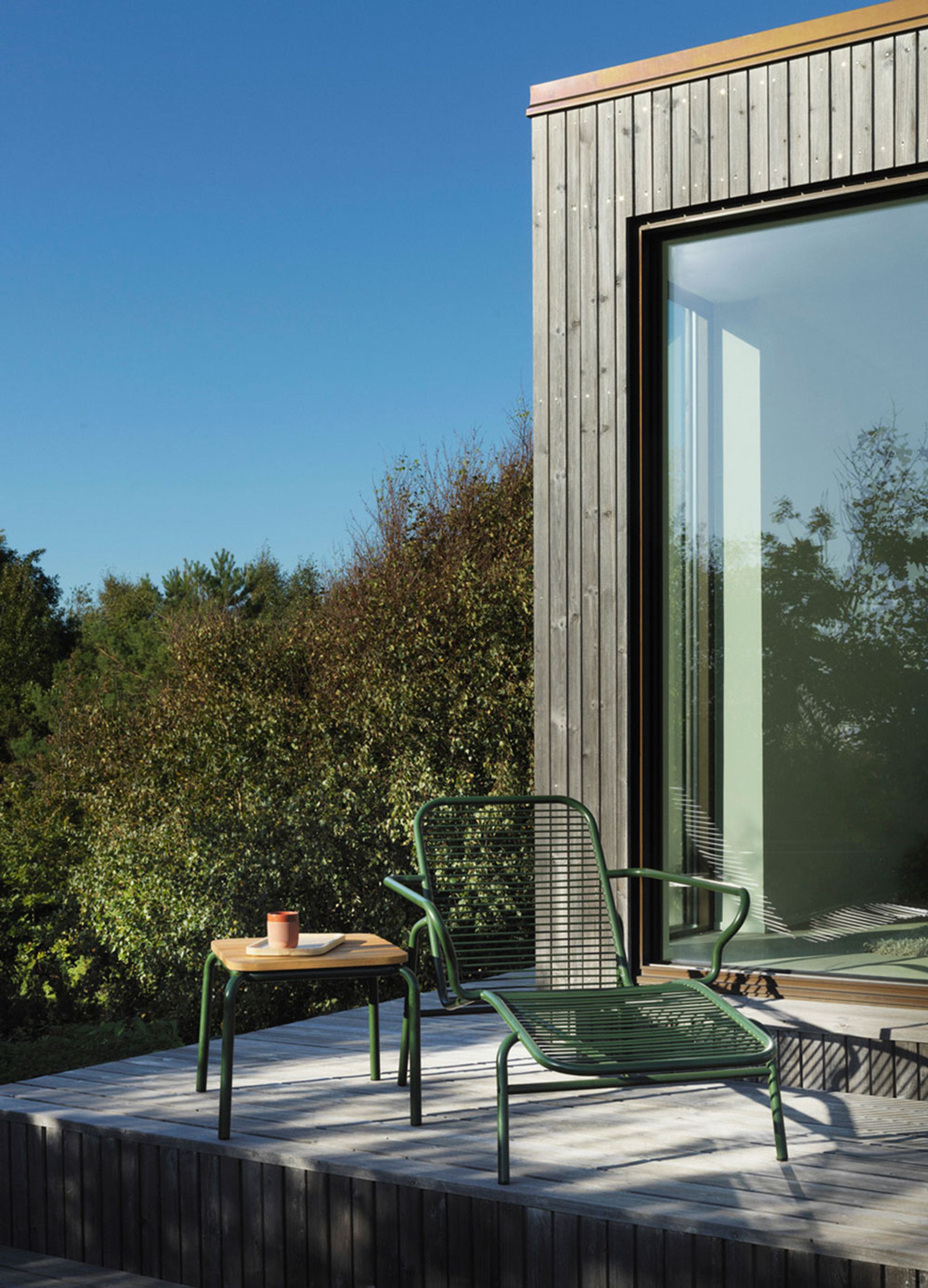 Normann Copenhagen - Garden chair - Vig Chaise Longue - Grey