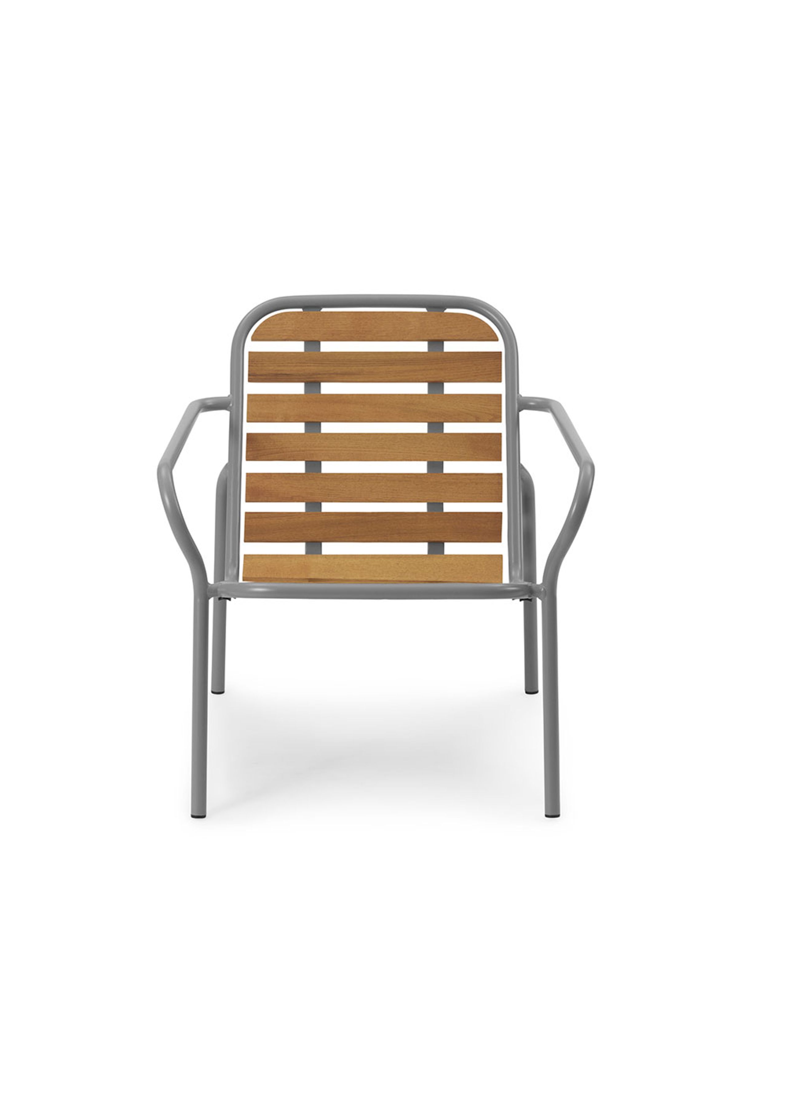 Normann Copenhagen - Gartenstuhl - Vig Lounge Chair Robinia - Grey