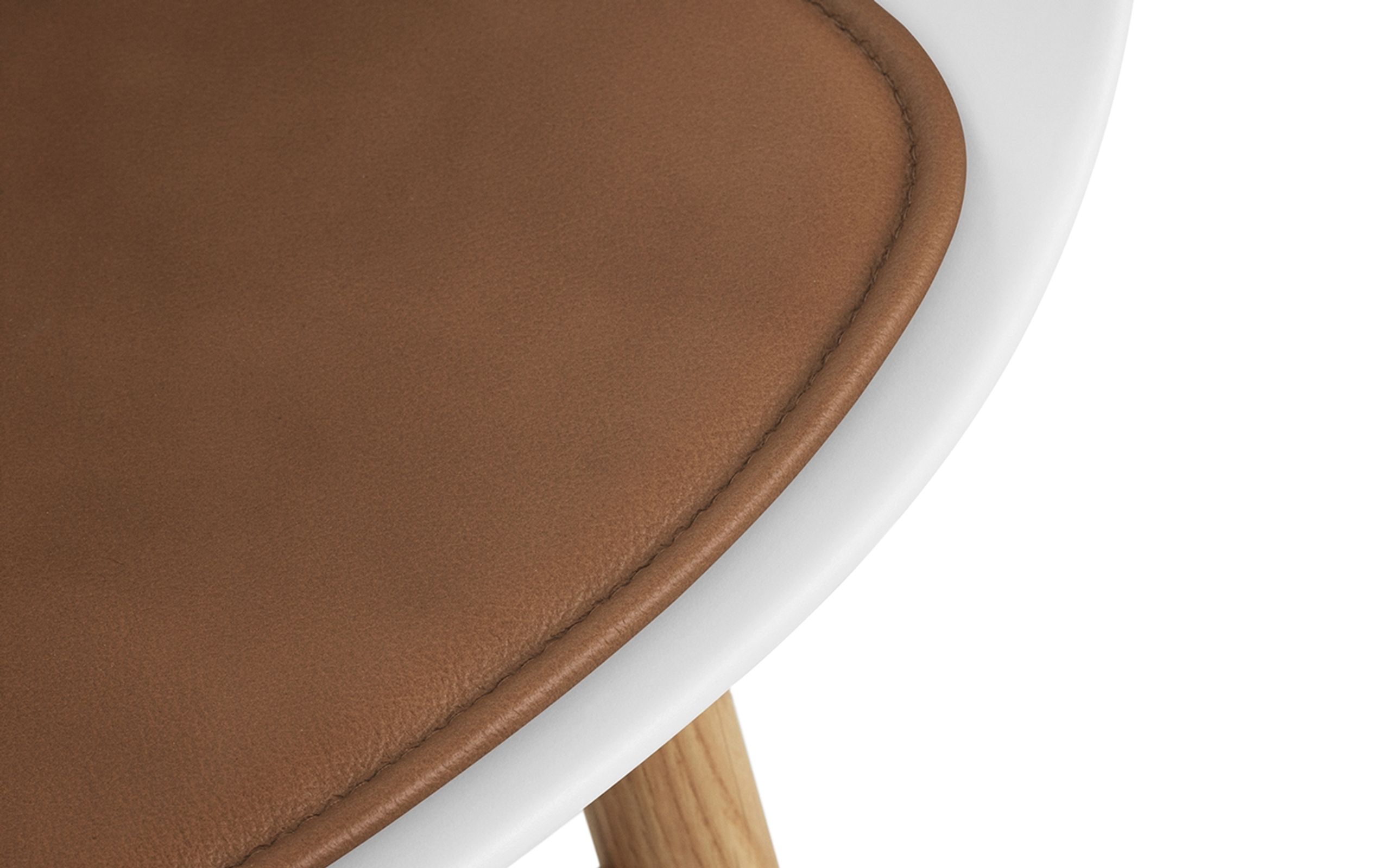 Normann Copenhagen - Coussin - Seat Cushion Form - Brandy Leather
