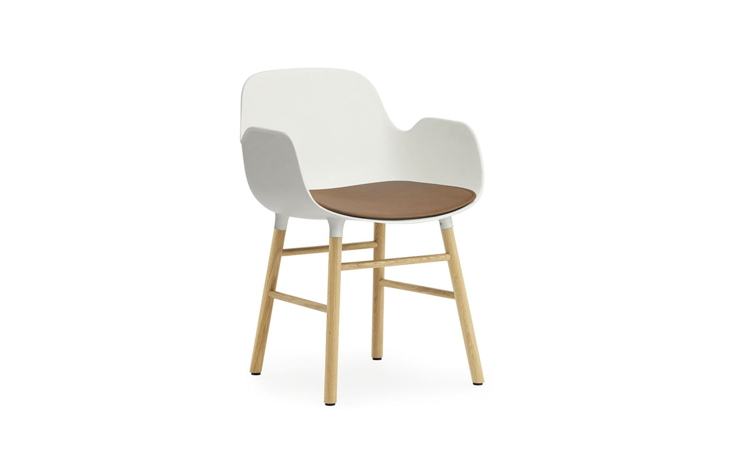 Normann Copenhagen - Coussin - Seat Cushion Form - Brandy Leather