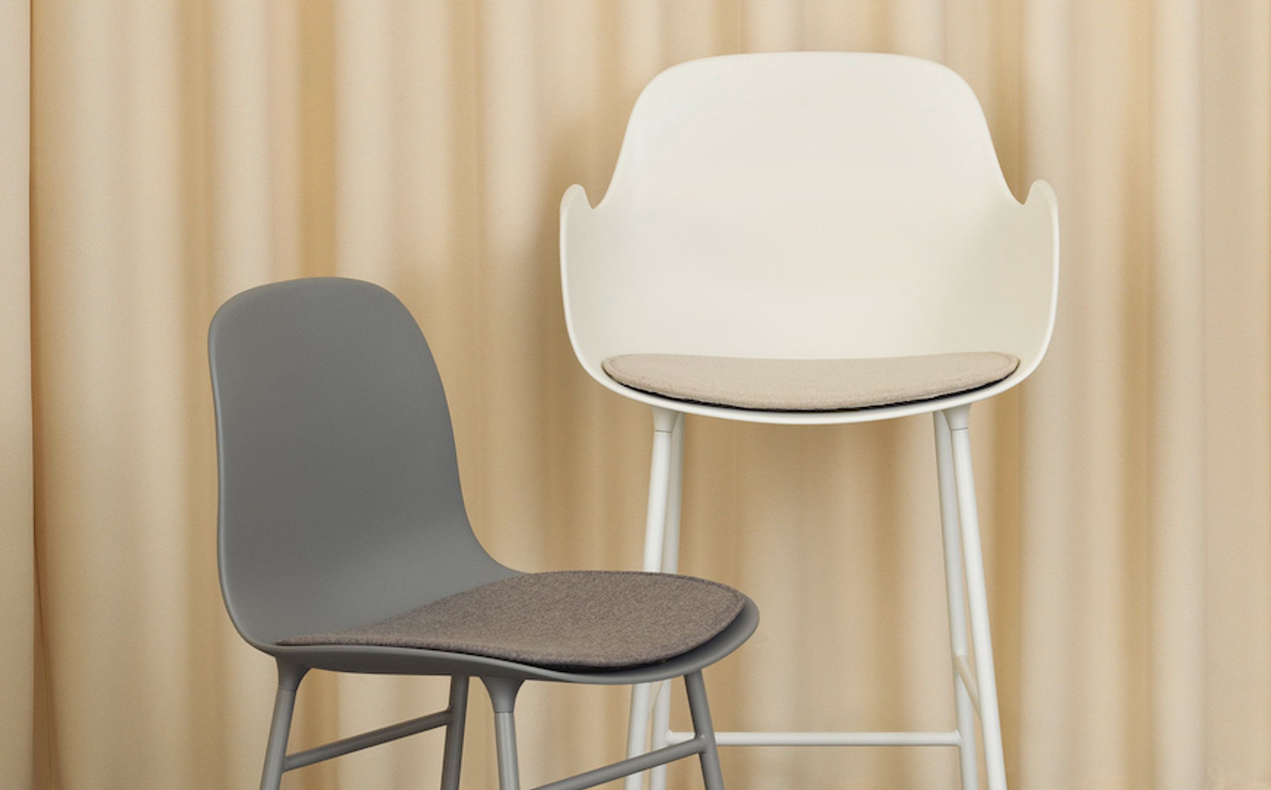 Normann Copenhagen - Hynde - Sædehynde / Seat Cushion / Form - Grey