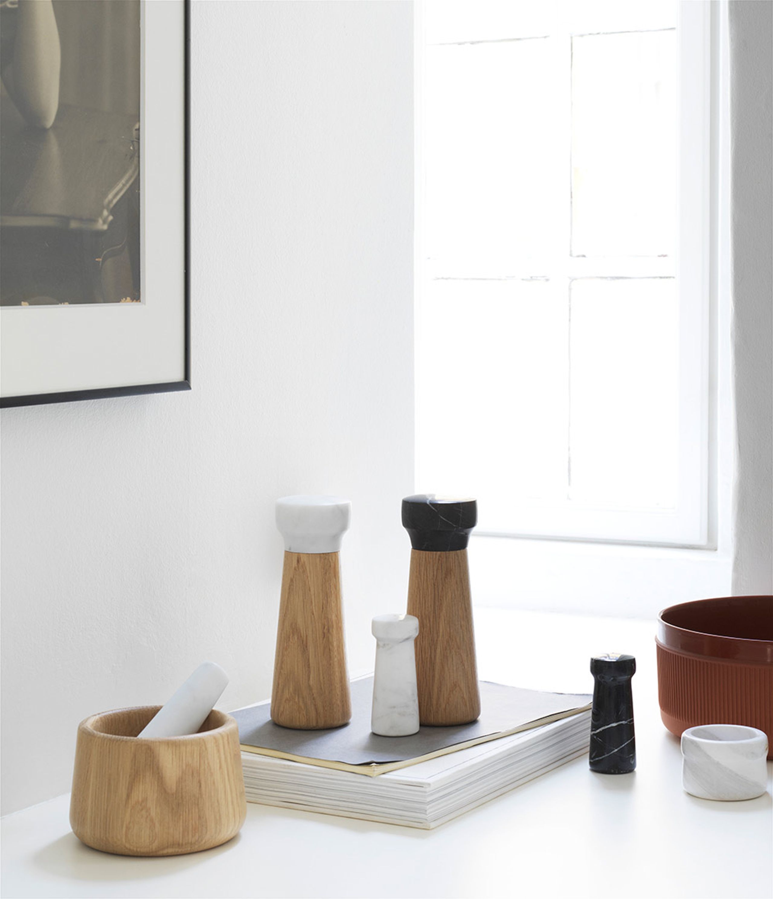 Normann Copenhagen - Mill - Craft Pepper Mill - Small - black/oak