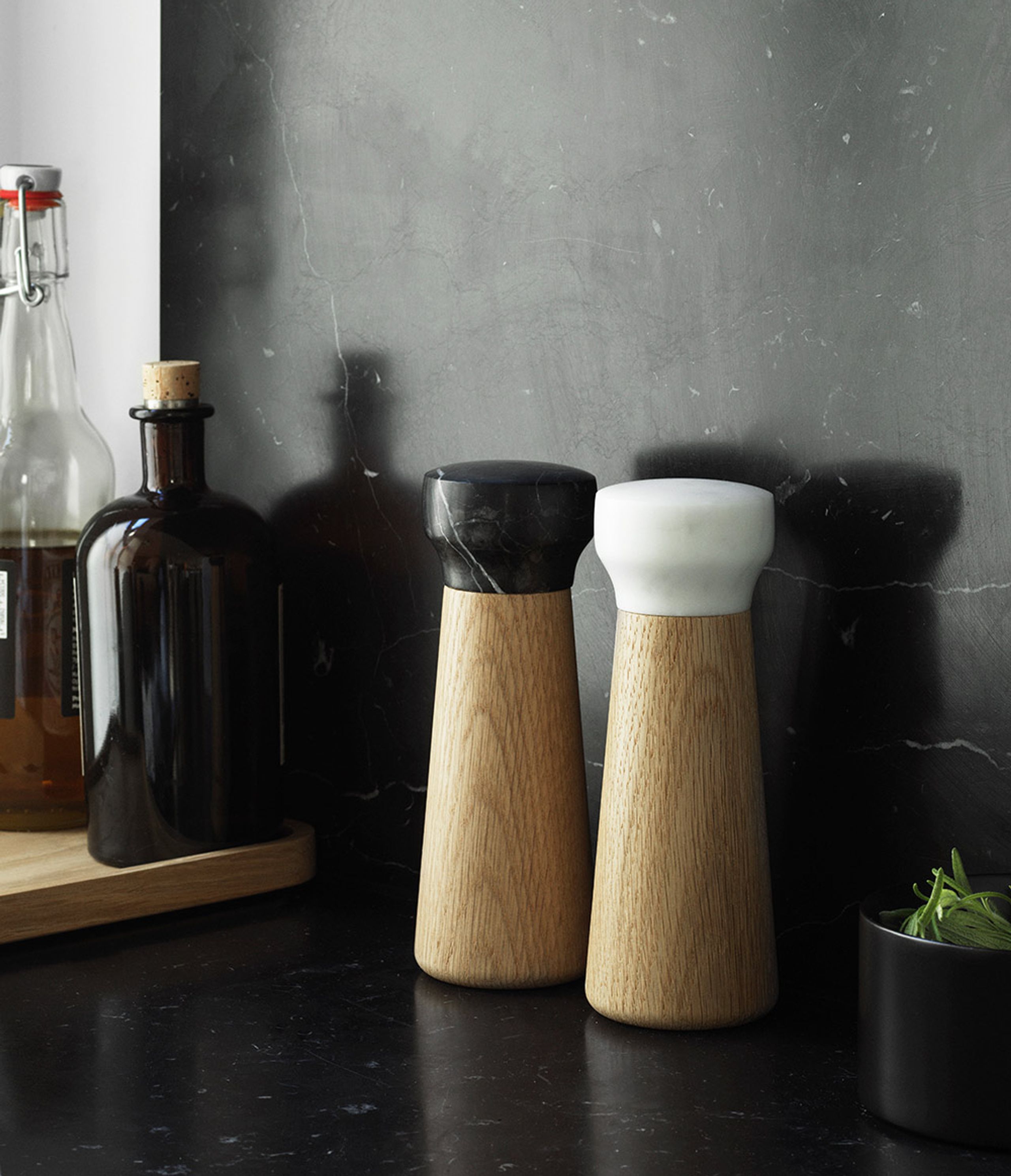 Normann Copenhagen - Mill - Craft Pepper Mill - Small - black/oak