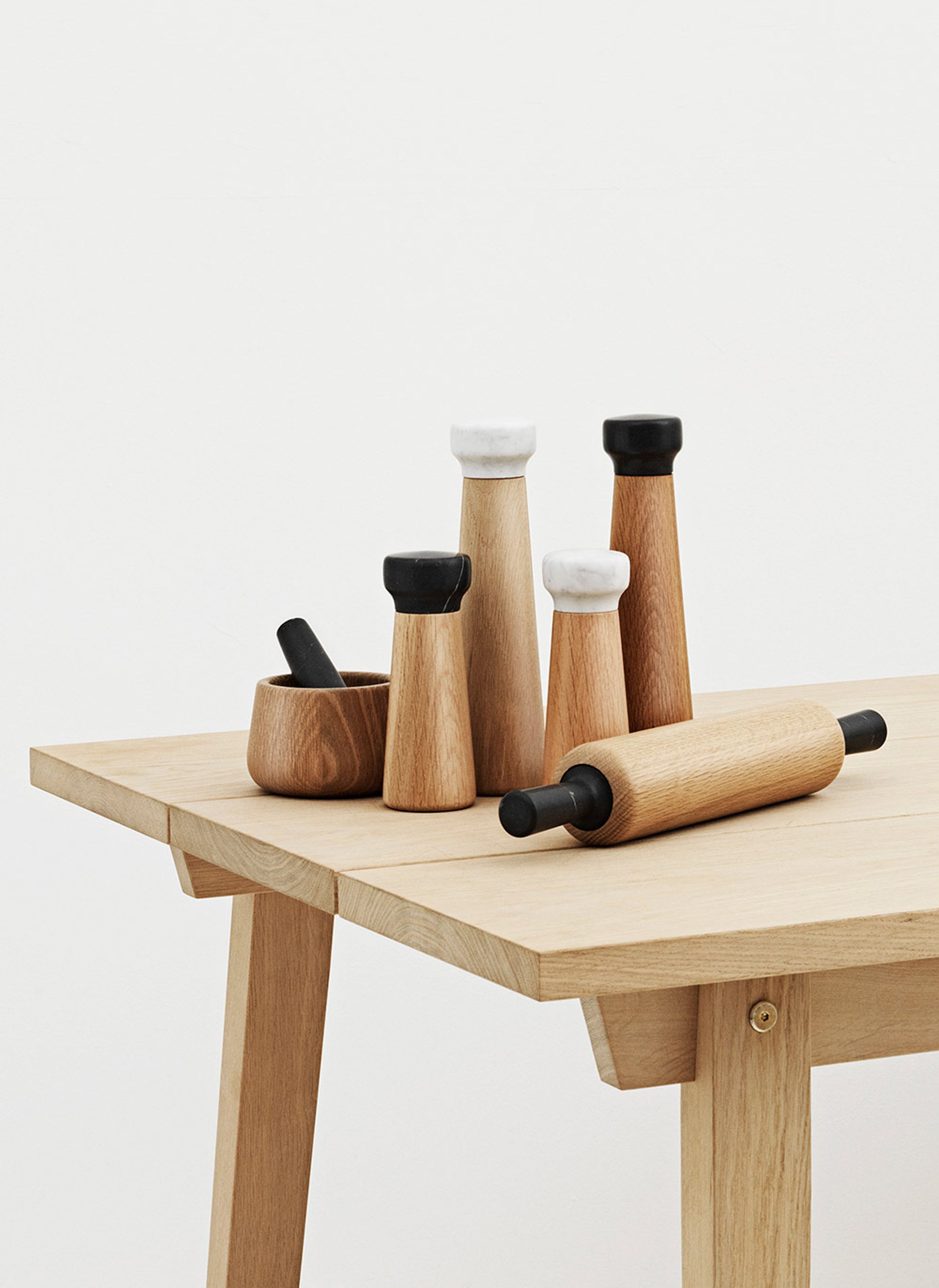 Normann Copenhagen - Mill - Craft Pepper Mill - Small - black/oak