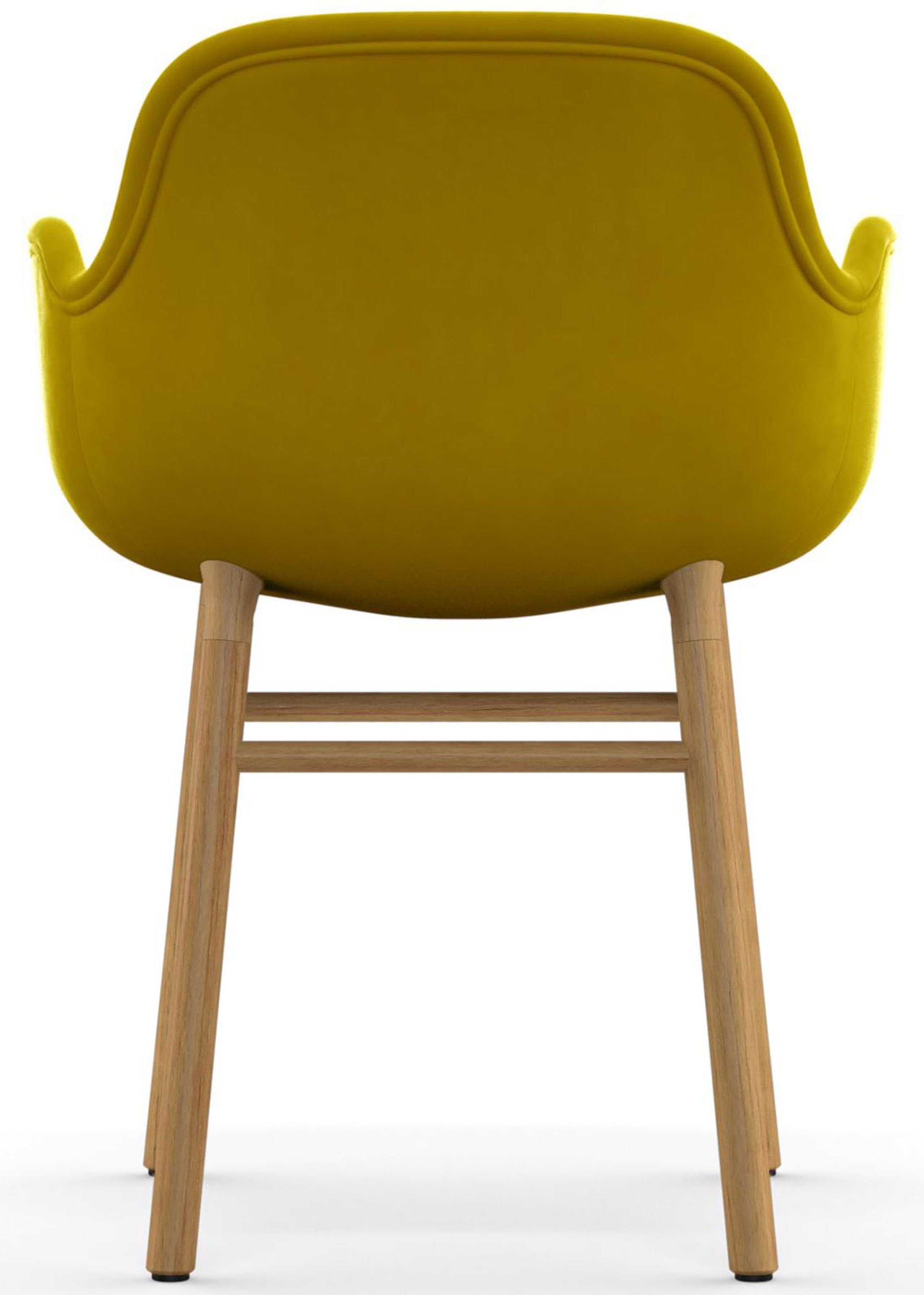 Normann Copenhagen - Armchair - Form Armchair - Full Upholstery Wood - Frame: Oak / Fabric: City Velvet vol. 2 43