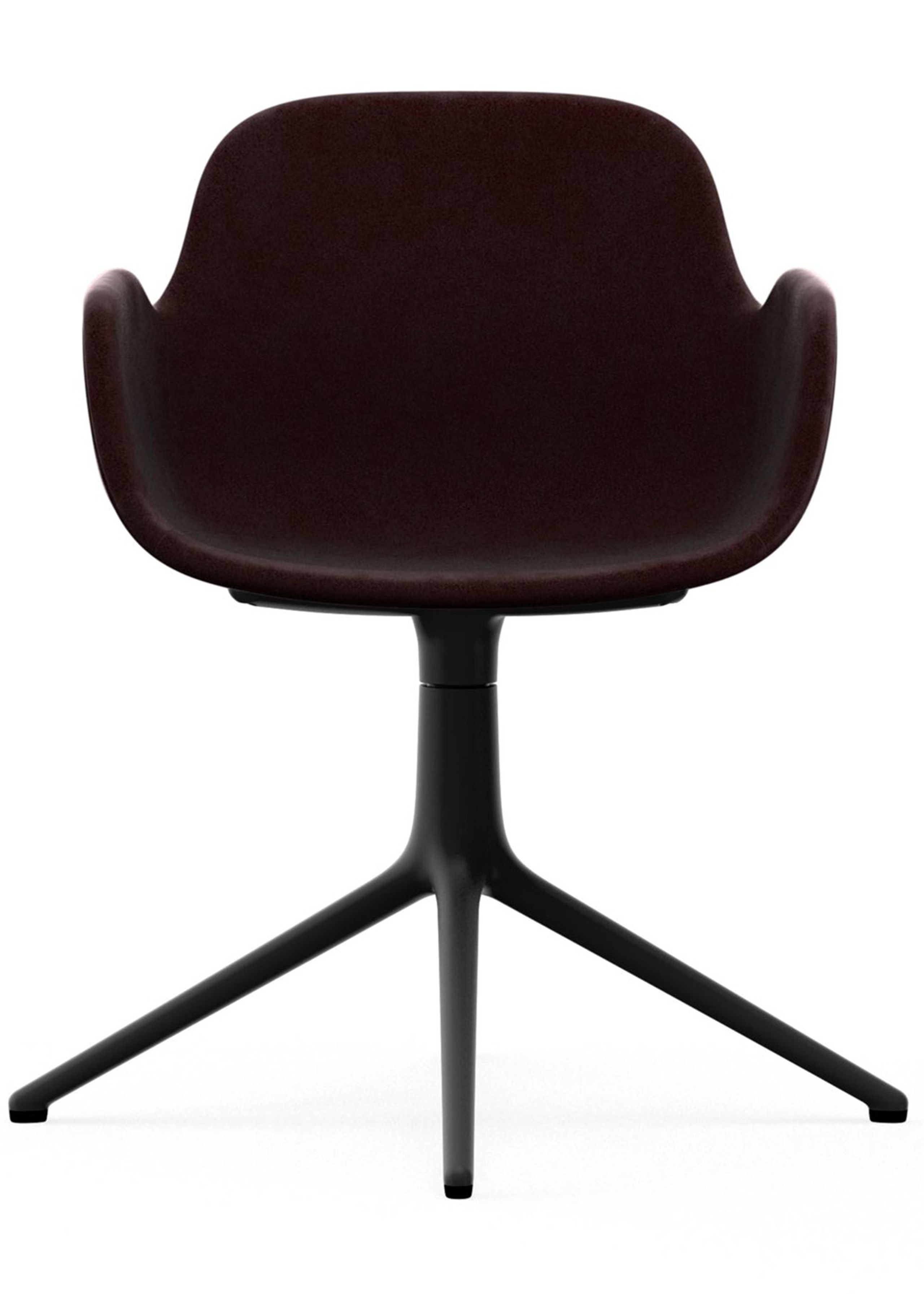 Normann Copenhagen - Fauteuil - Form Armchair - Swivel 4L Full Upholstery - Frame: Black Aluminium / Fabric: City Velvet vol. 2 22