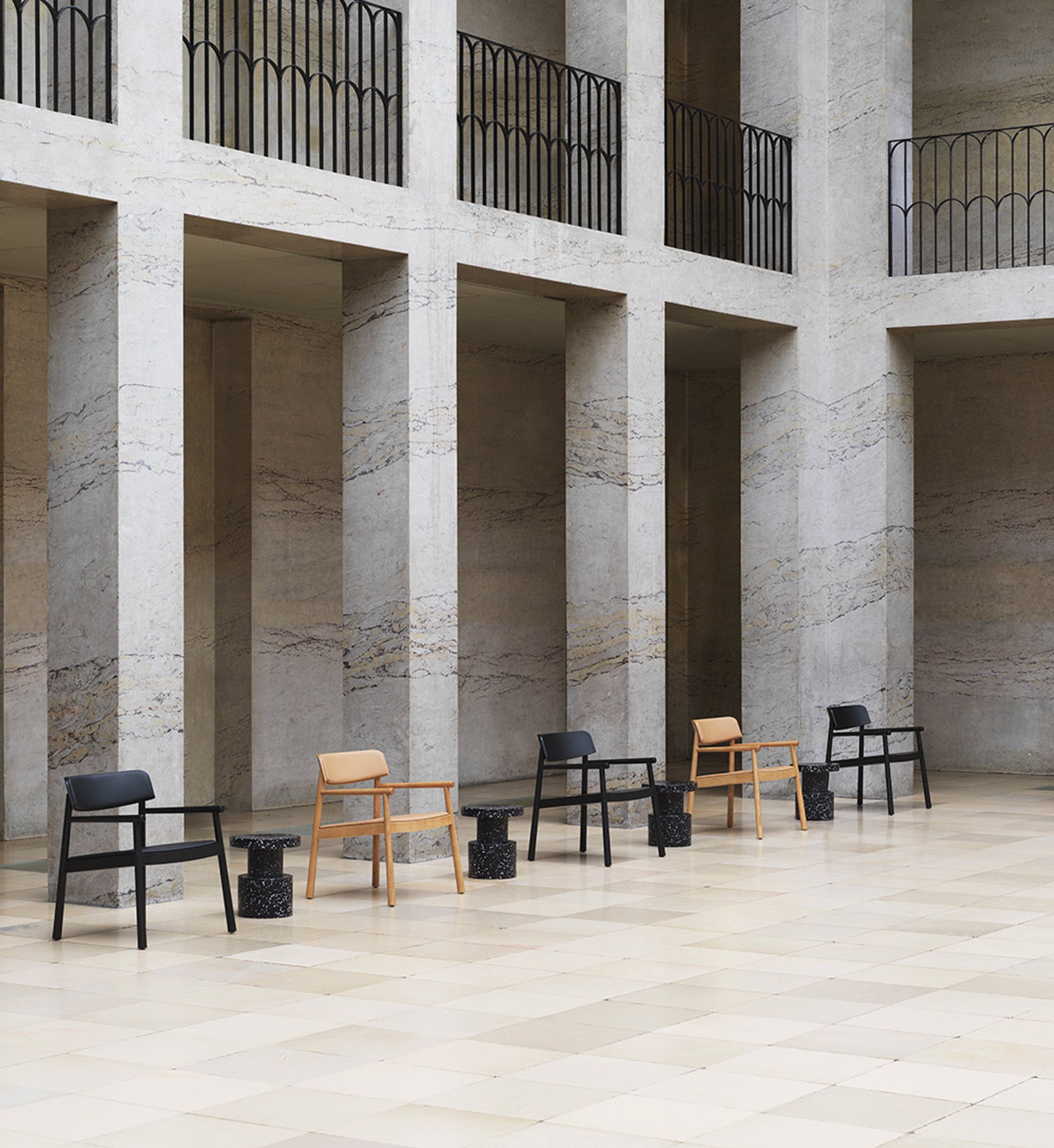 Normann Copenhagen - Lænestol - Timb Lounge Armchair - Tan