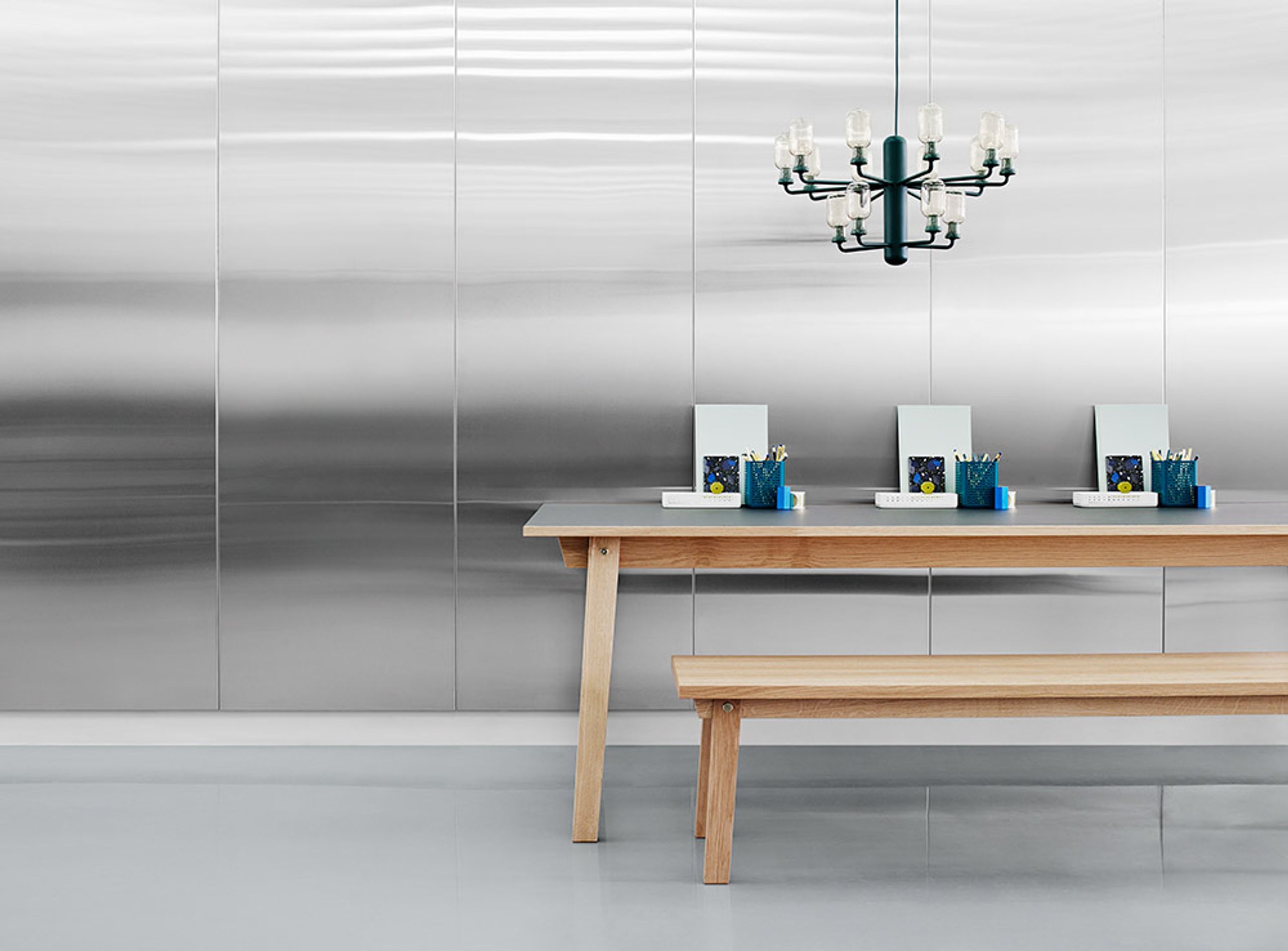 Normann Copenhagen - Lamp - Amp Chandelier - Smoke / Black - Small