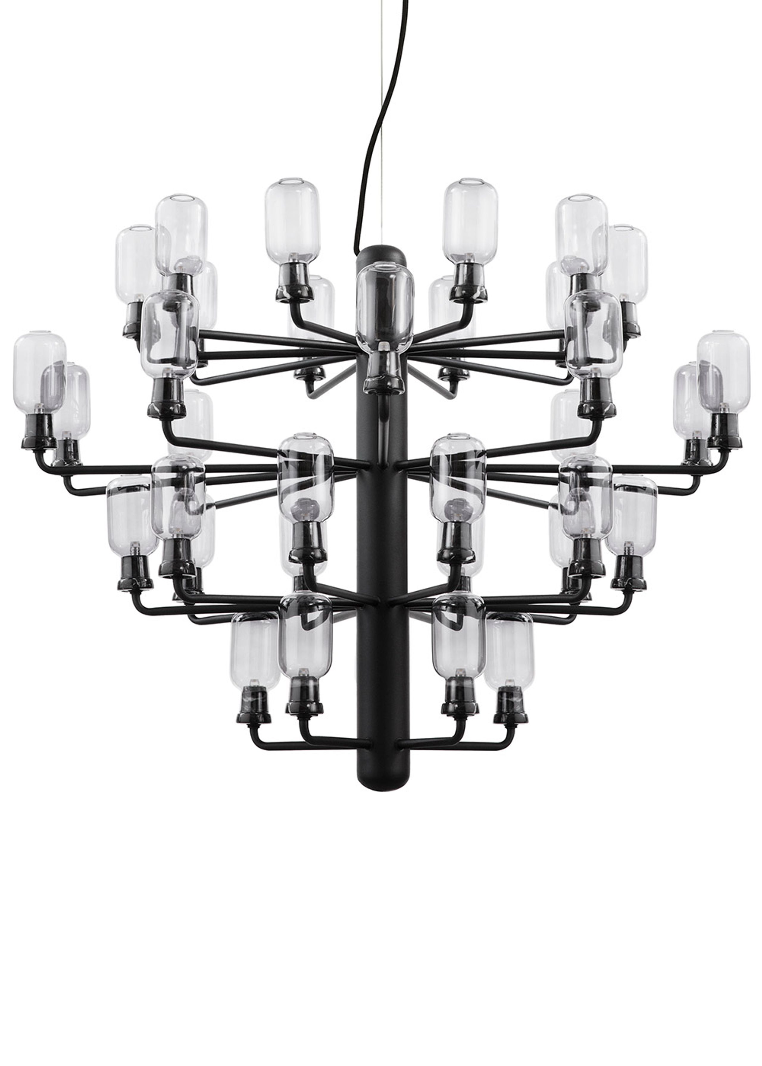 Normann Copenhagen - Lamp - Amp Chandelier - Smoke / Black - Black
