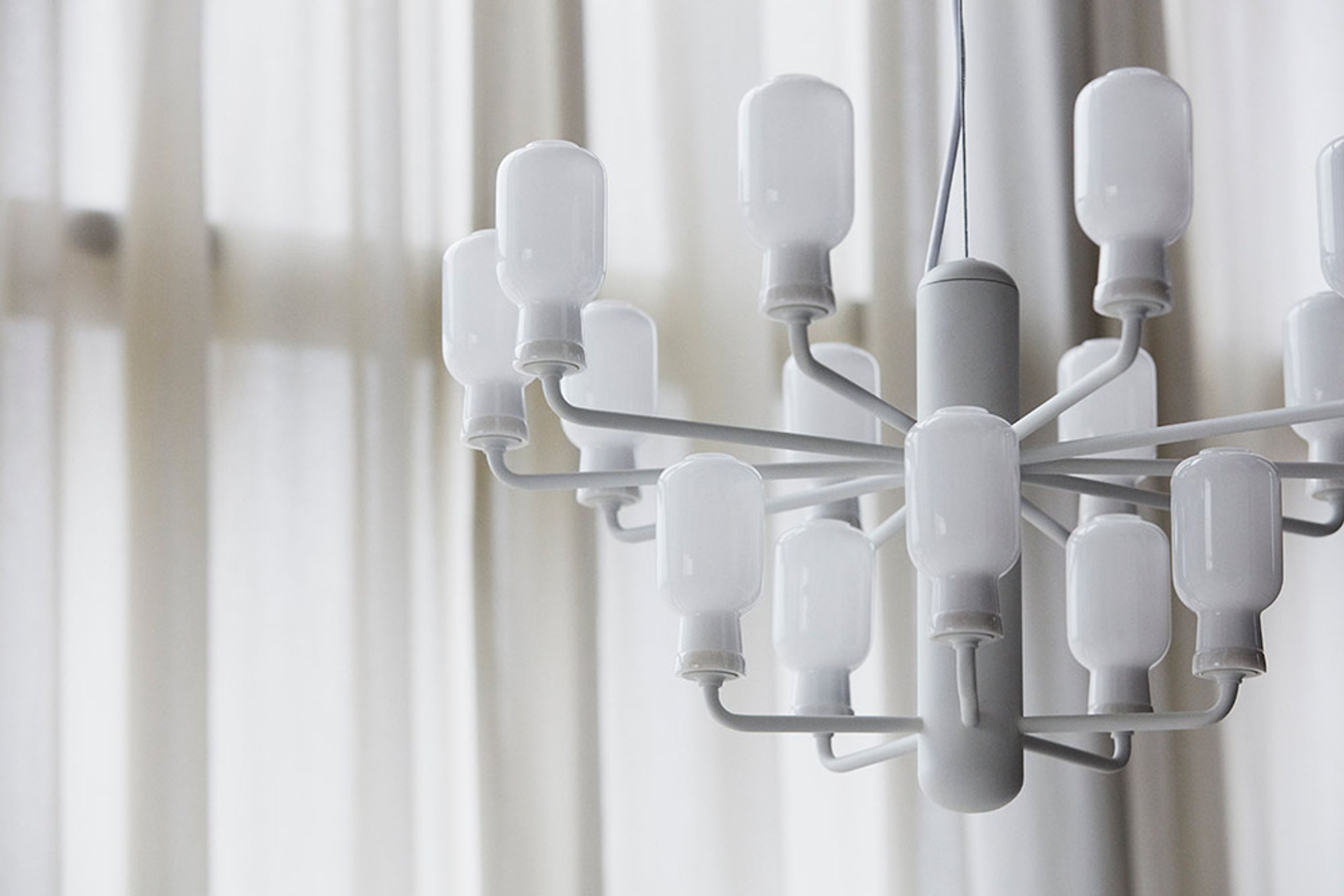 Normann Copenhagen - Lamp - Amp Chandelier - Smoke / Black - Black