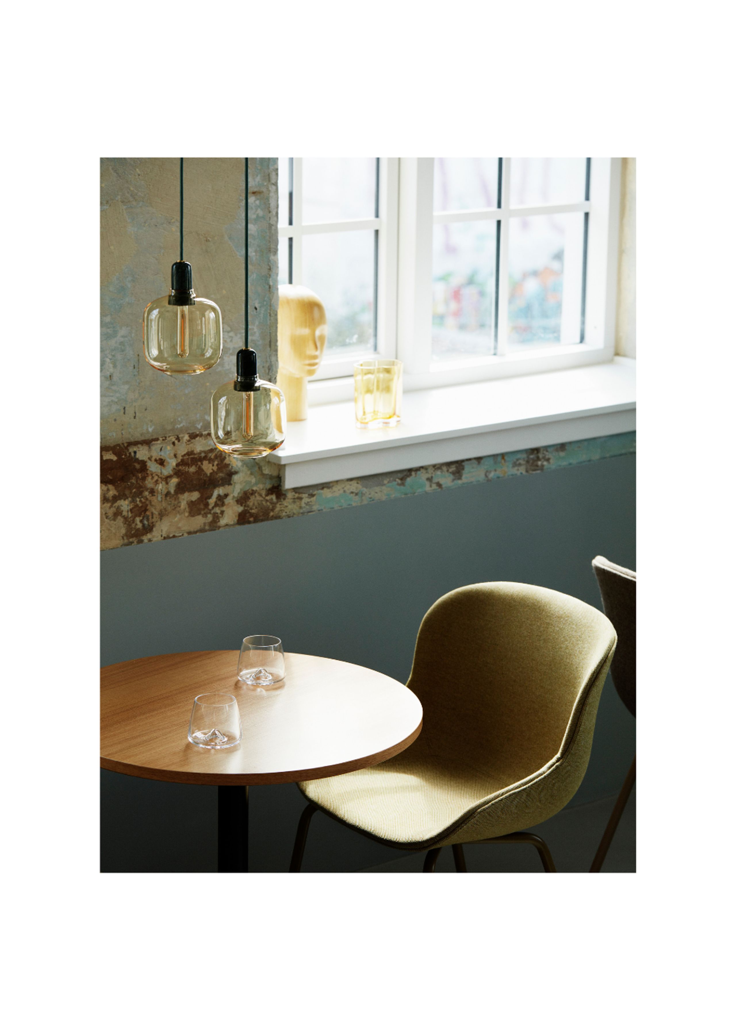 Normann Copenhagen - Lamp - Amp Lamp - Matt White -Lille