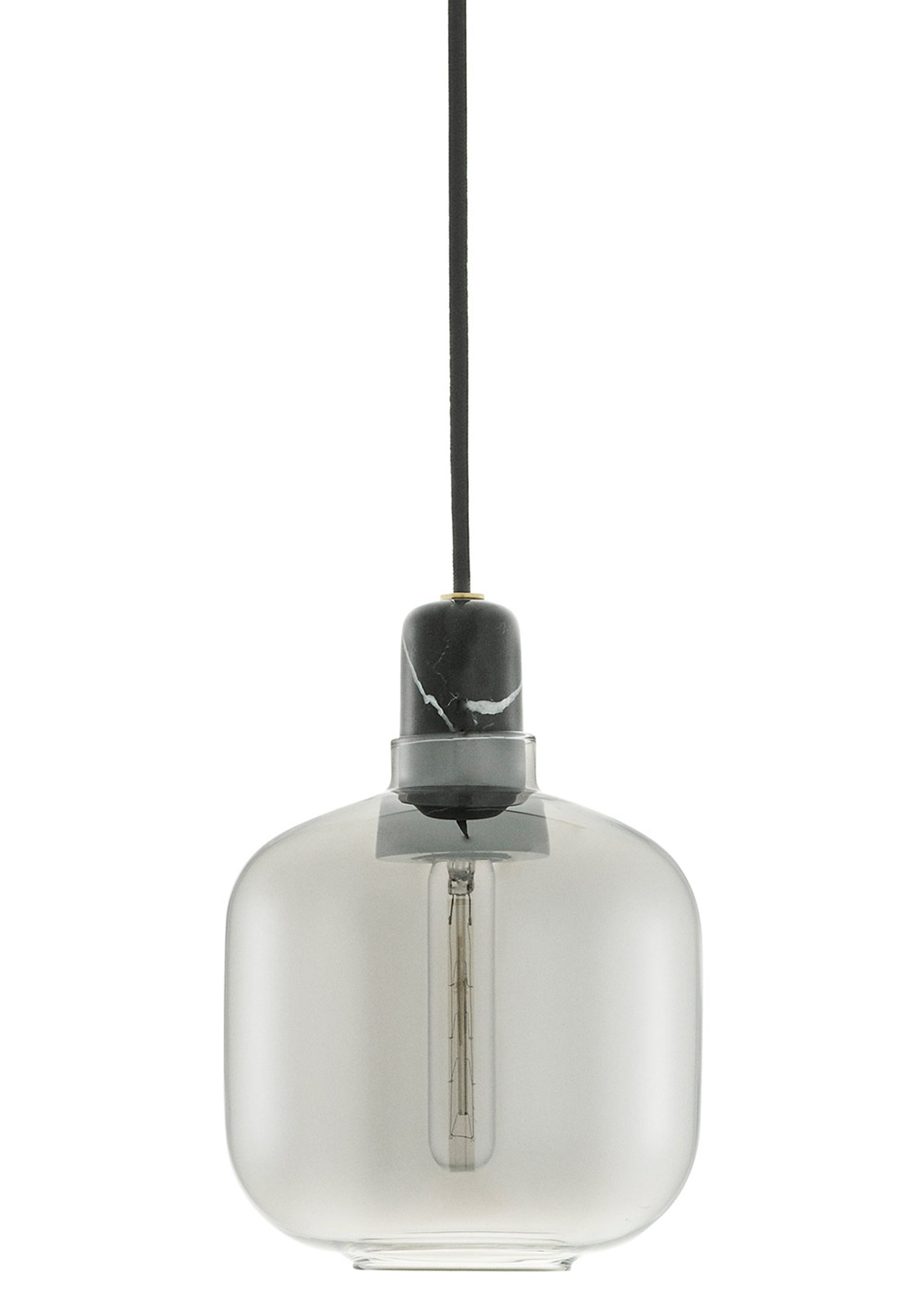 Normann Copenhagen - Pendant Lamp - Amp Lamp - Smoke / Black - Small