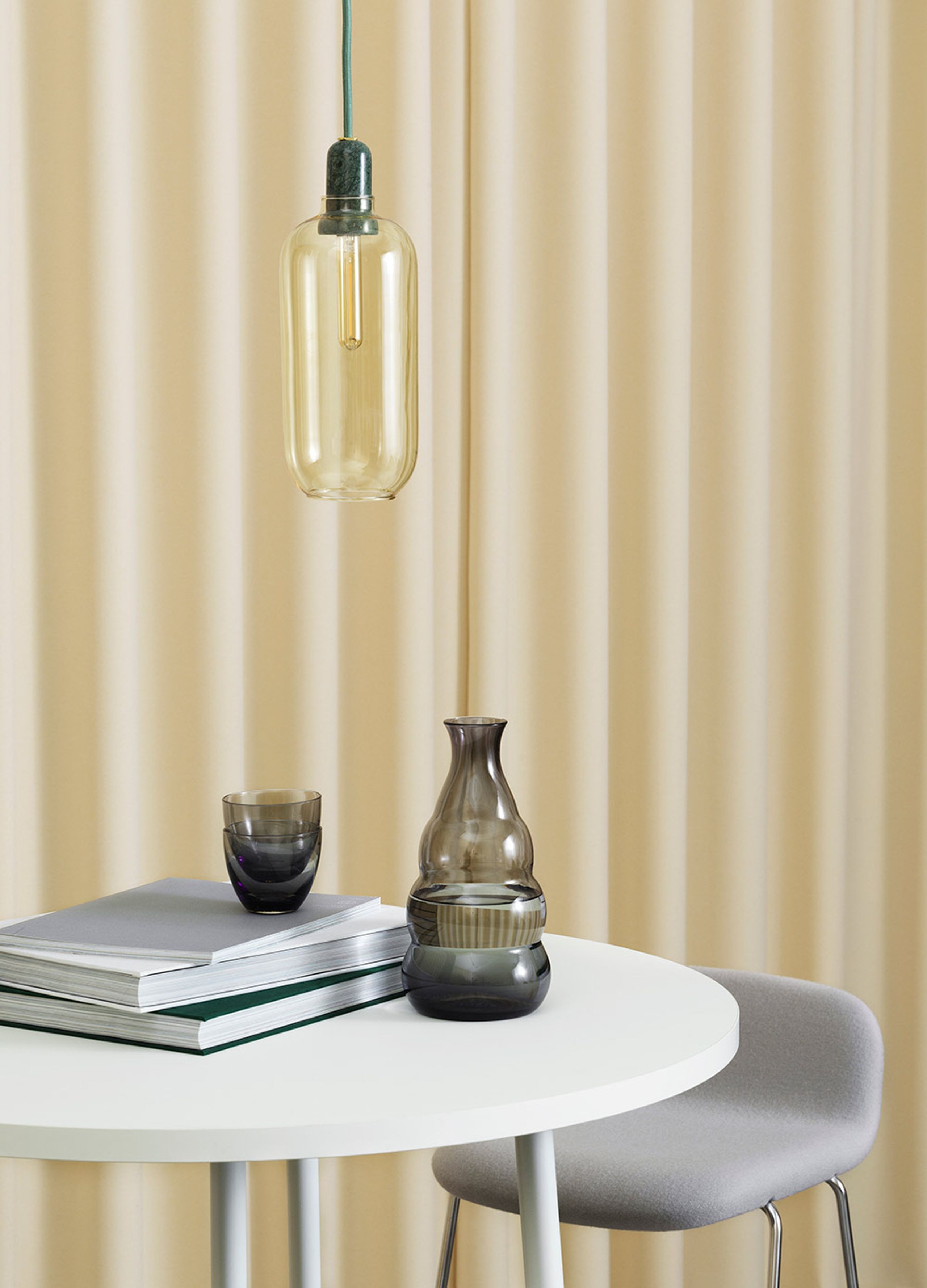 Normann Copenhagen - Lamp - Amp Lamp - Smoke / Black - Small